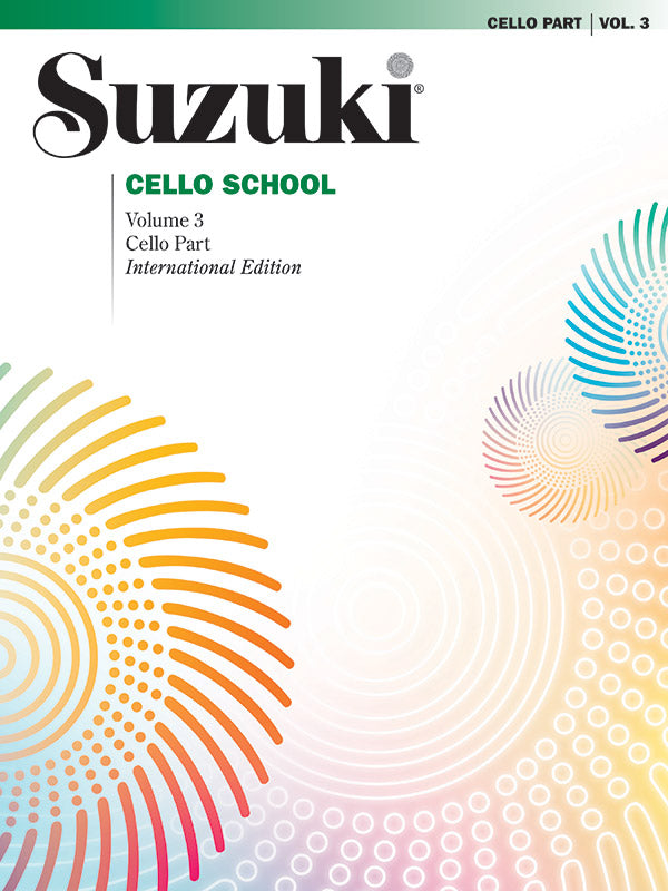 チェロ初心者セット 楽譜他 Suzuki Cello School 1,2,3 チェロ指導曲集 第3巻（チェロ）／Suzuki Cello School Cello Part