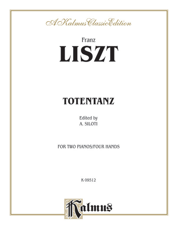 死の舞踏(2台4手)/Totentanz (Danse Macabre) - Franz Liszt 死の舞踏(2台4手)/Totentanz (Danse Macabre) - Franz Liszt