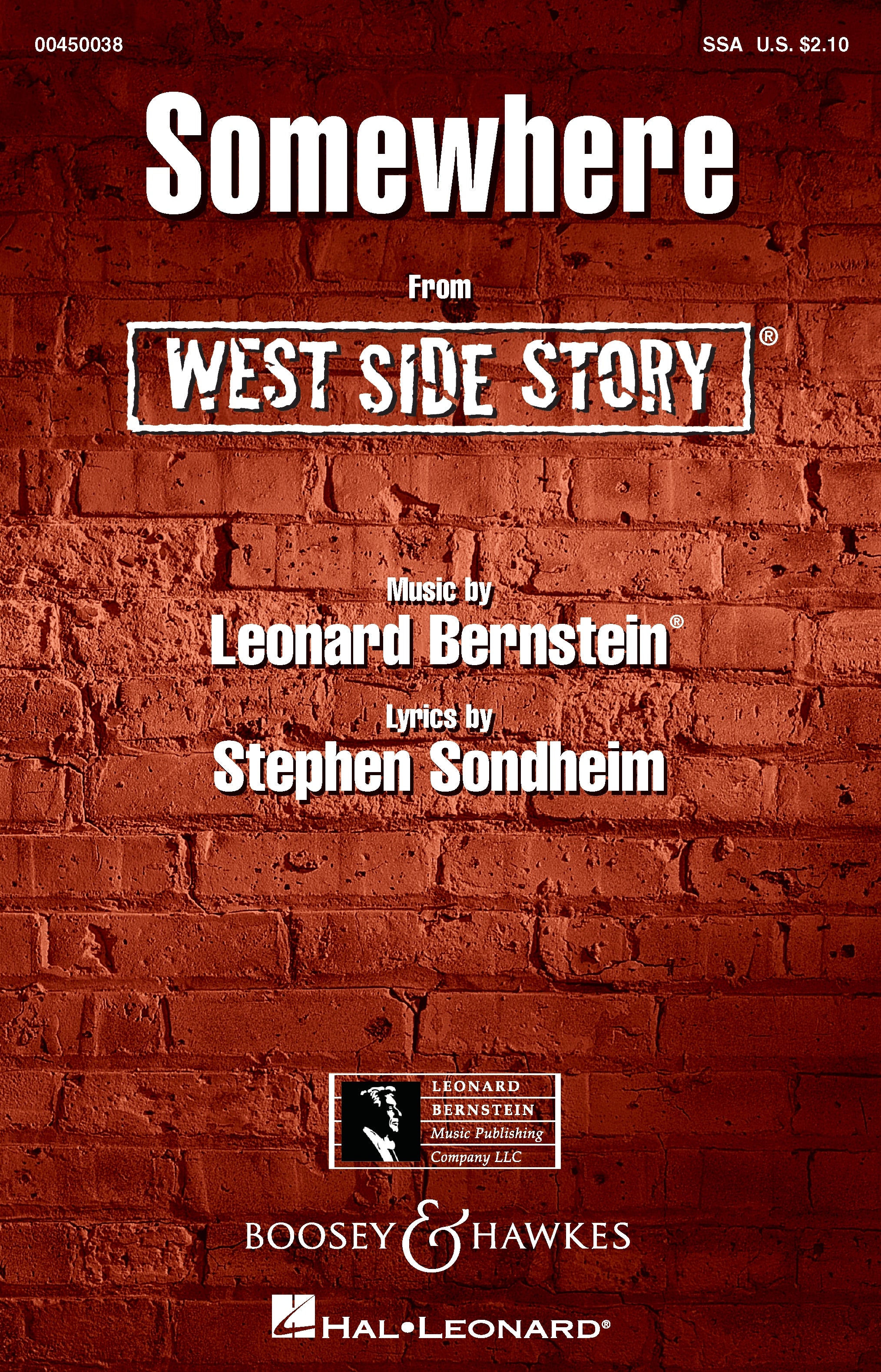 サムウェア／Somewhere (from West Side Story) (SSA) - Leonard