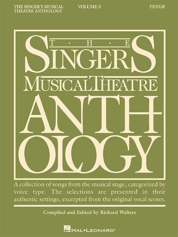 The Singer's Musical Theatre Anthology全巻 ミュージカル・シアター名曲集Vol.3（テノール）／The Singer's