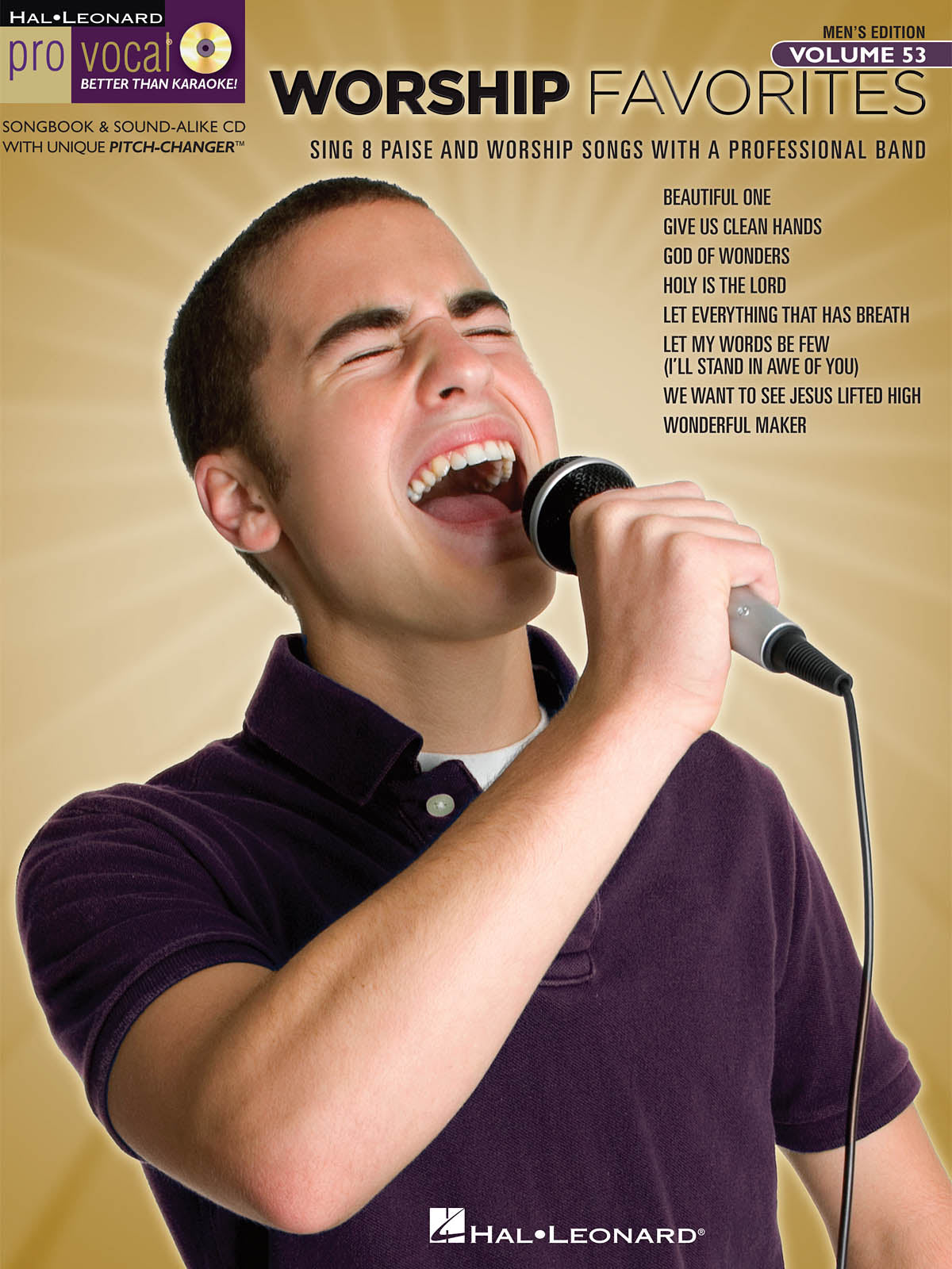 賛美歌名選集（男性版）／Worship Favorites (Pro Vocal Men's Edition