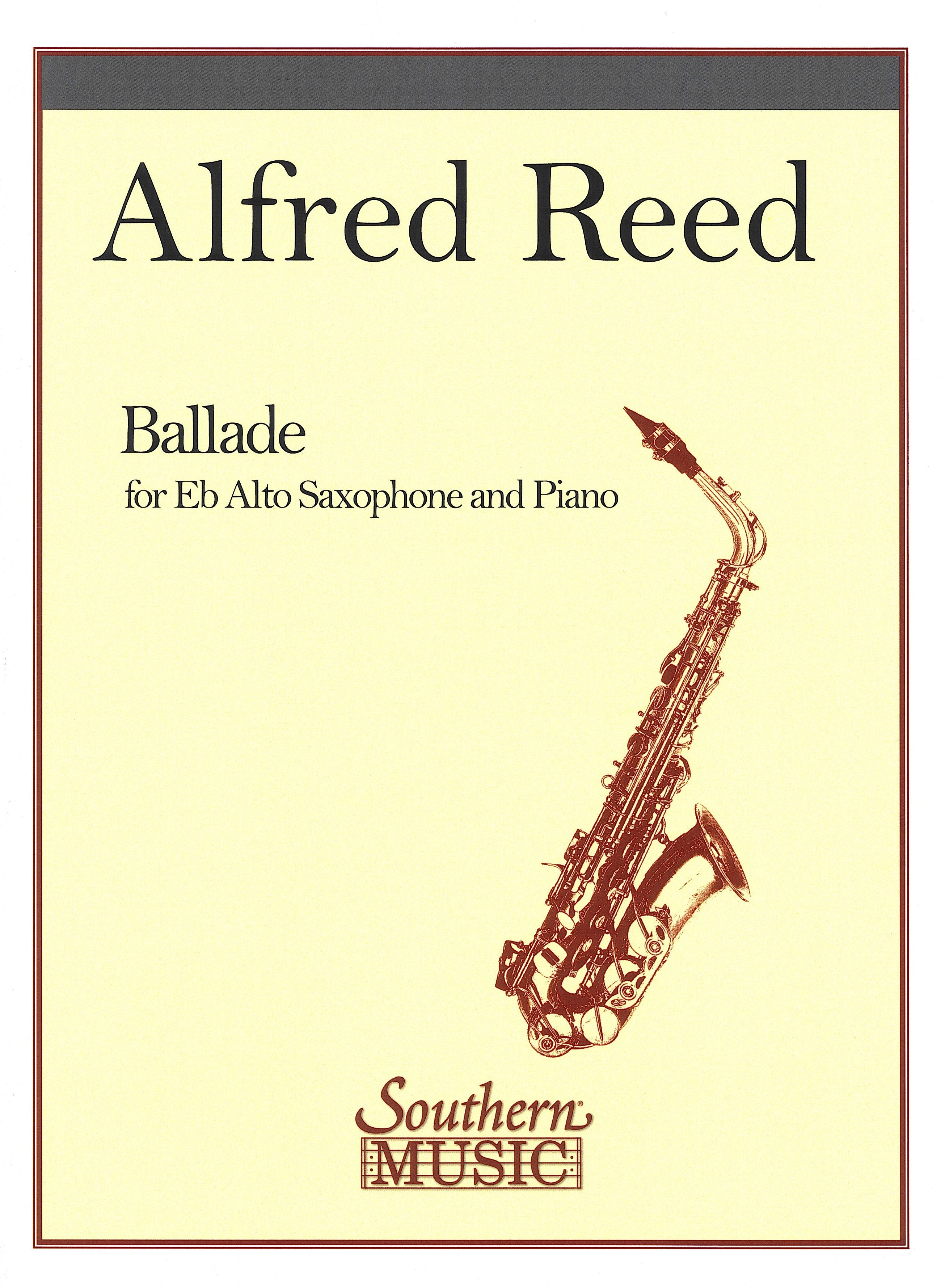 バラード（A.Sax.ソロ）／Ballade - Alfred Reed – ウィンズスコア