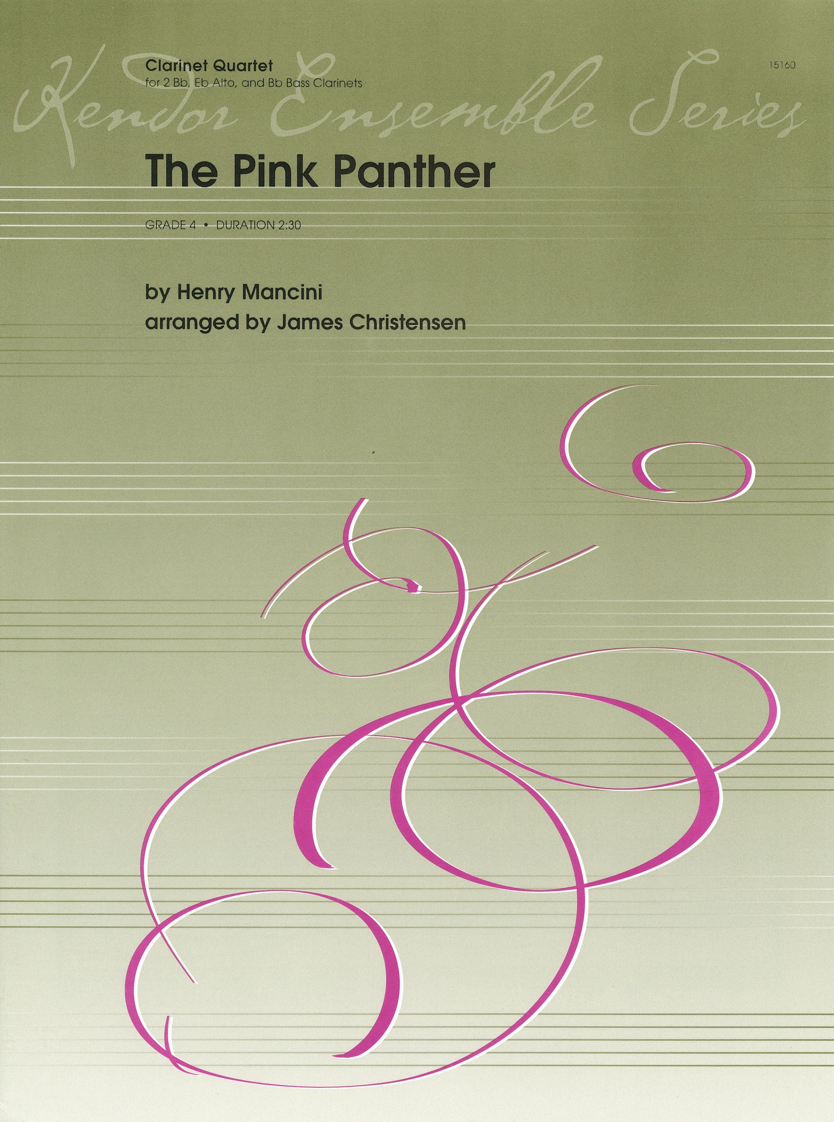 ピンクパンサーのテーマ（クラリネット4重奏）／The Pink Panther