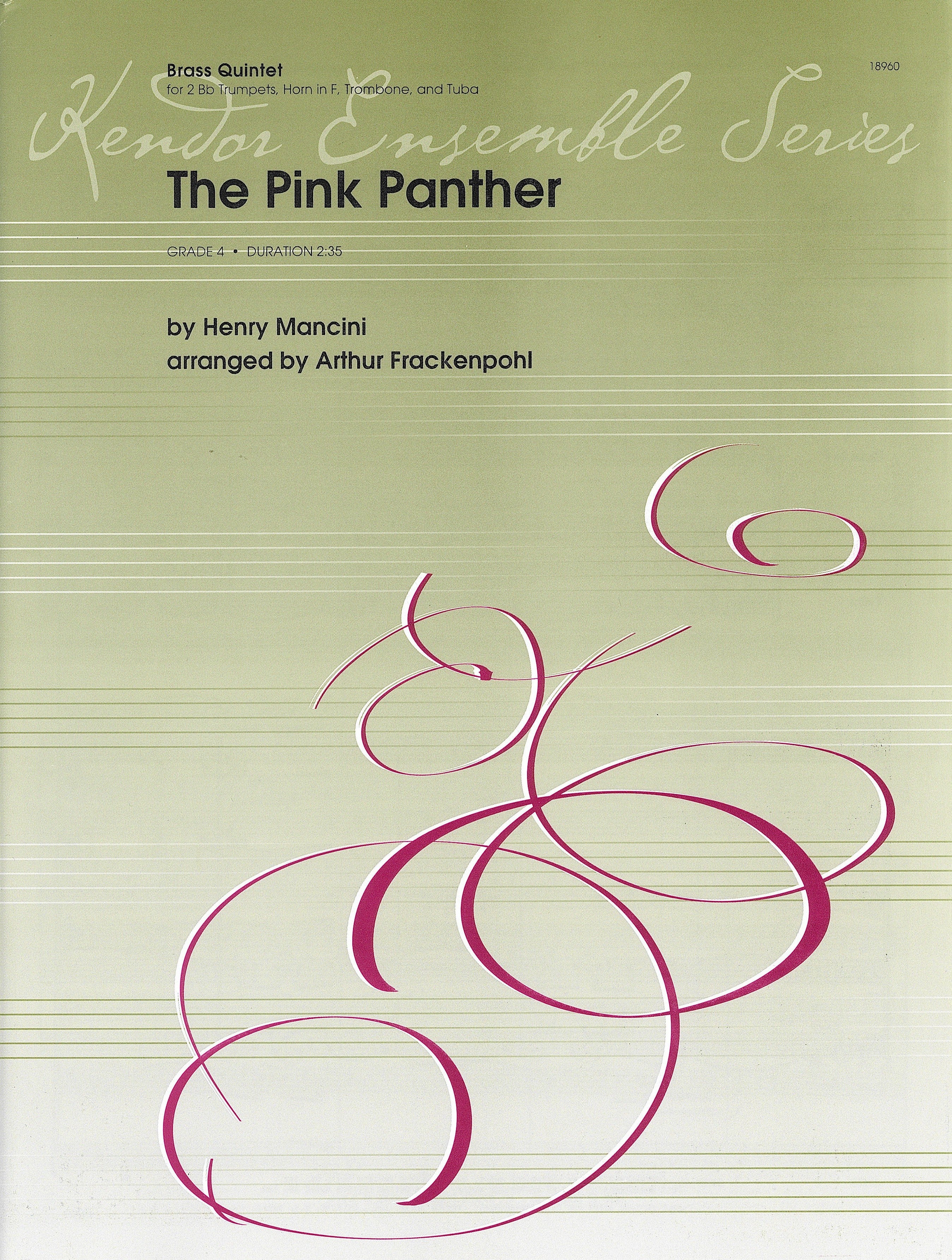 ピンク・パンサーのテーマ（金管5重奏）／The Pink Panther (Brass