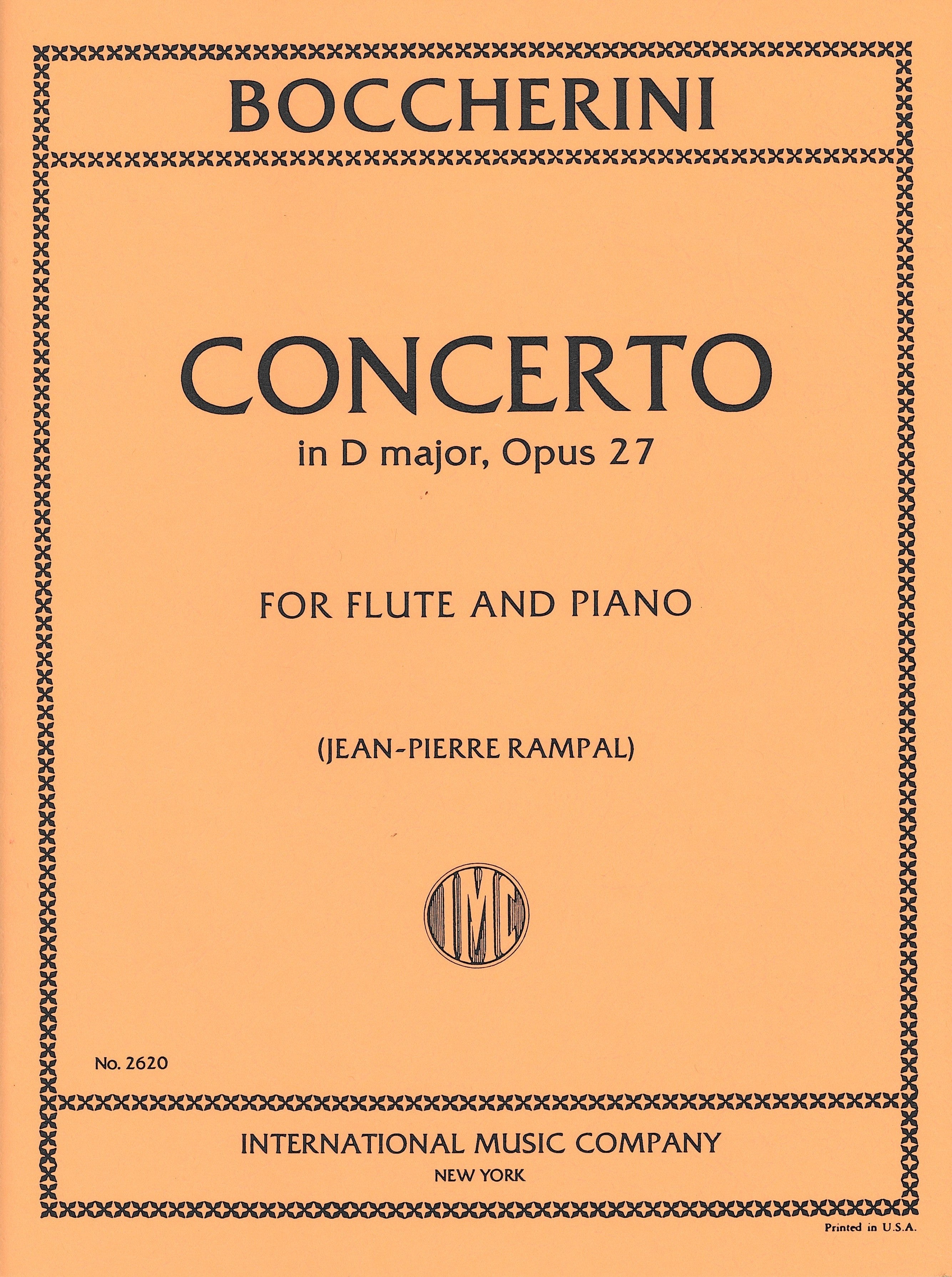 フルート協奏曲 ニ長調 Op.27（フルートソロ）／Flute Concerto in D