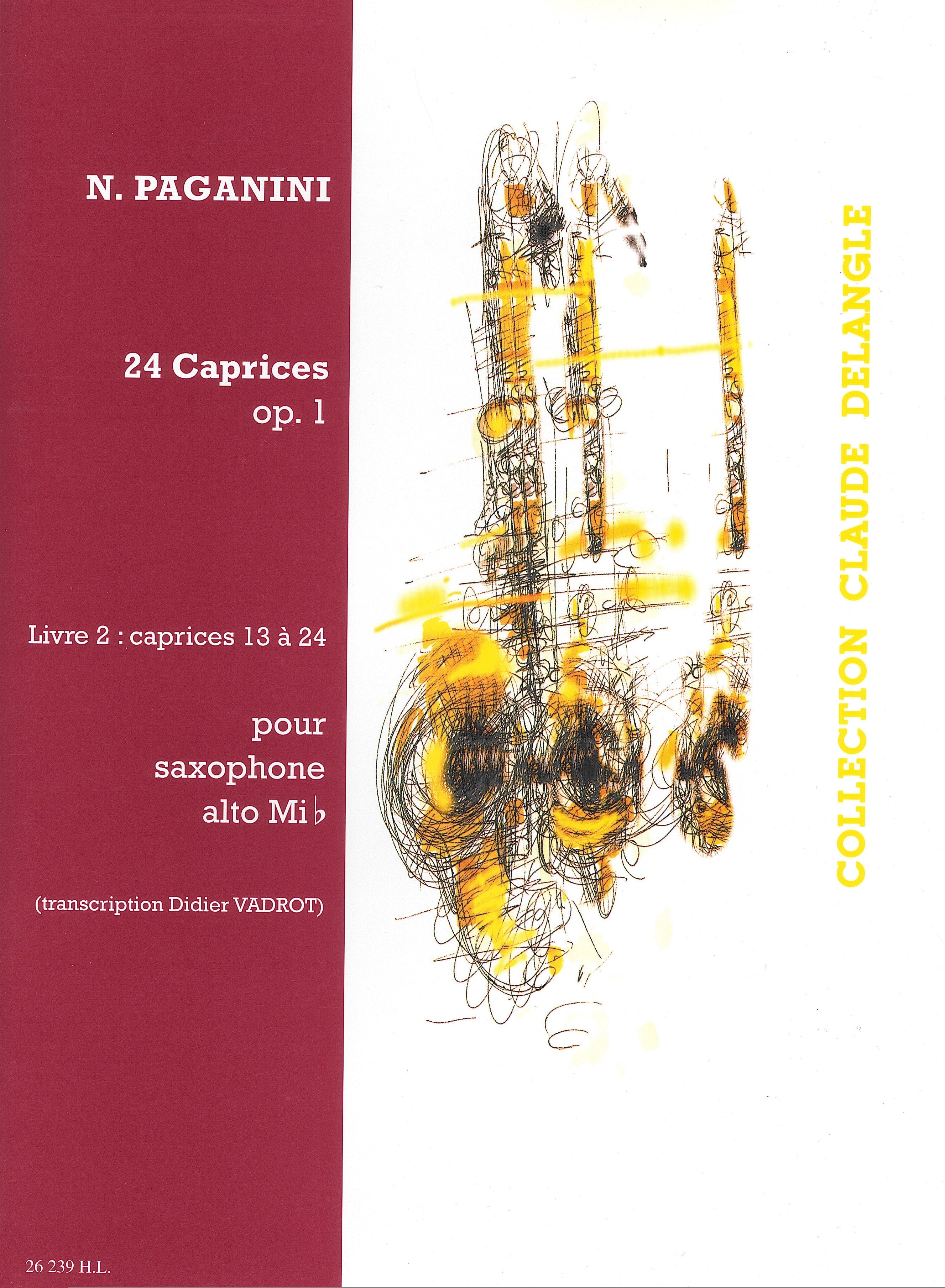 24のカプリス Op.1 第2巻（No. 13-24）（アルトサックスソロ）／24