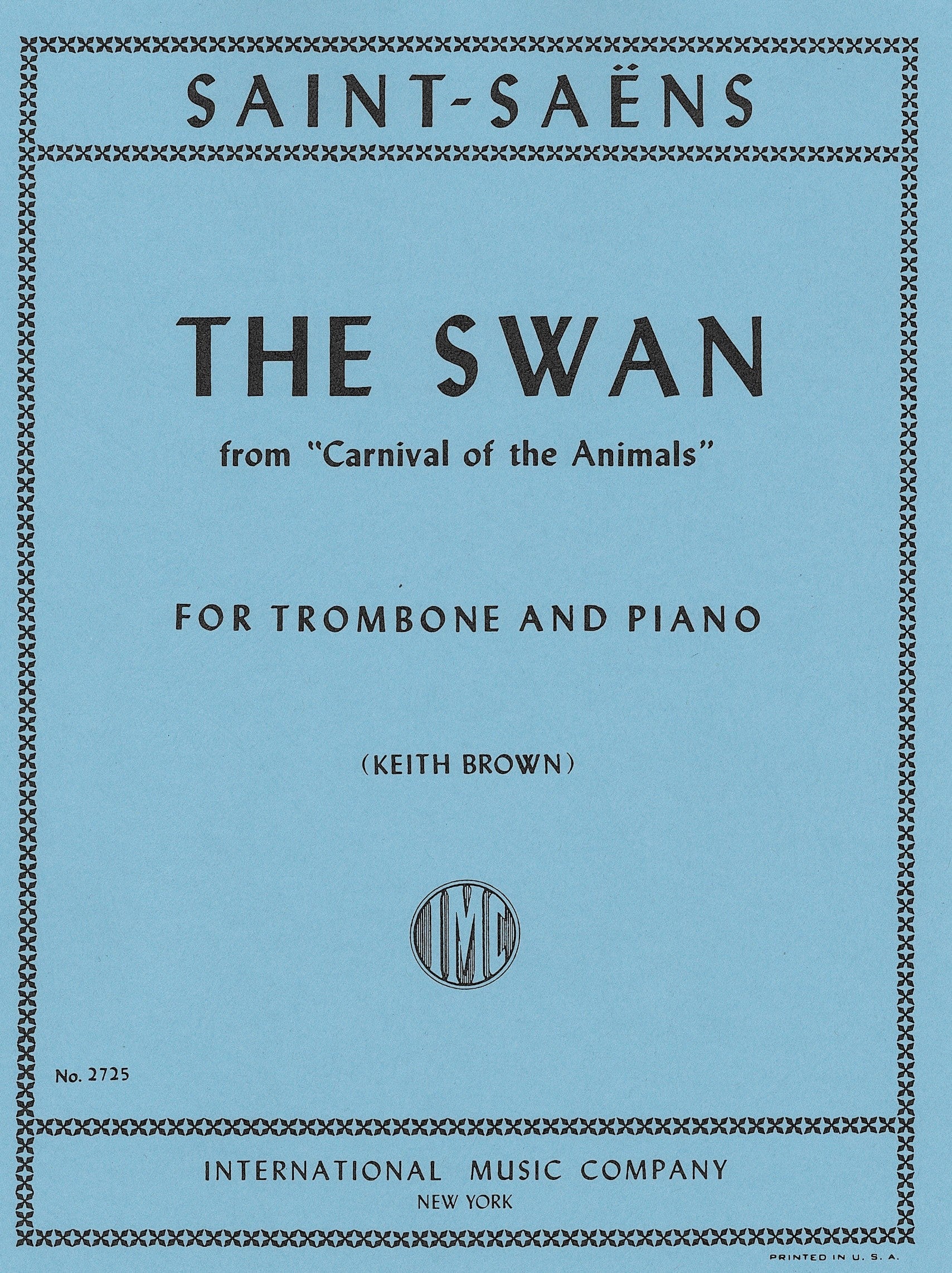 白鳥（「動物の謝肉祭」より）（トロンボーンソロ）／The Swan