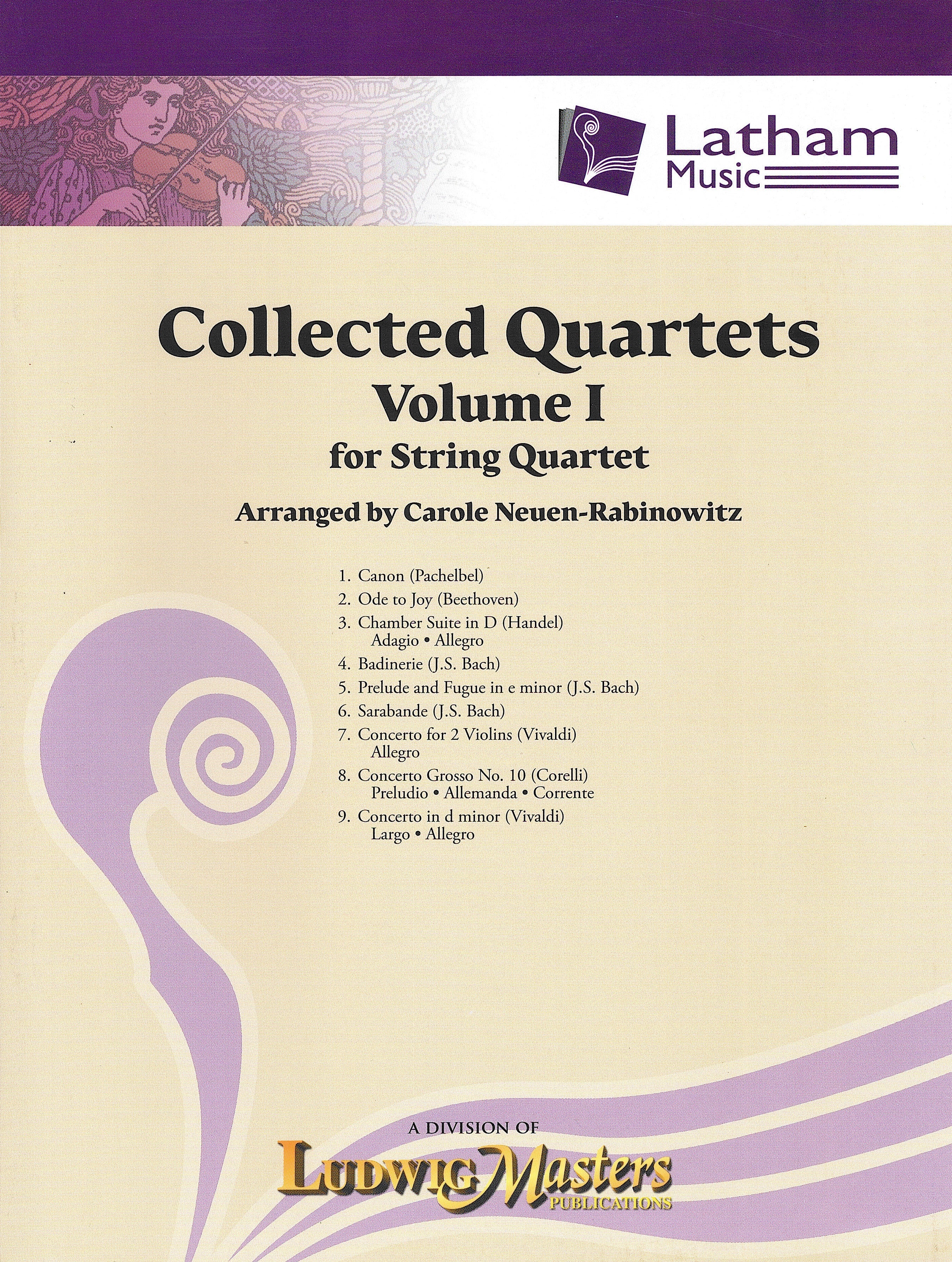 弦楽4重奏のためのアレンジ集 1巻（弦楽4重奏）／Collected Quartets
