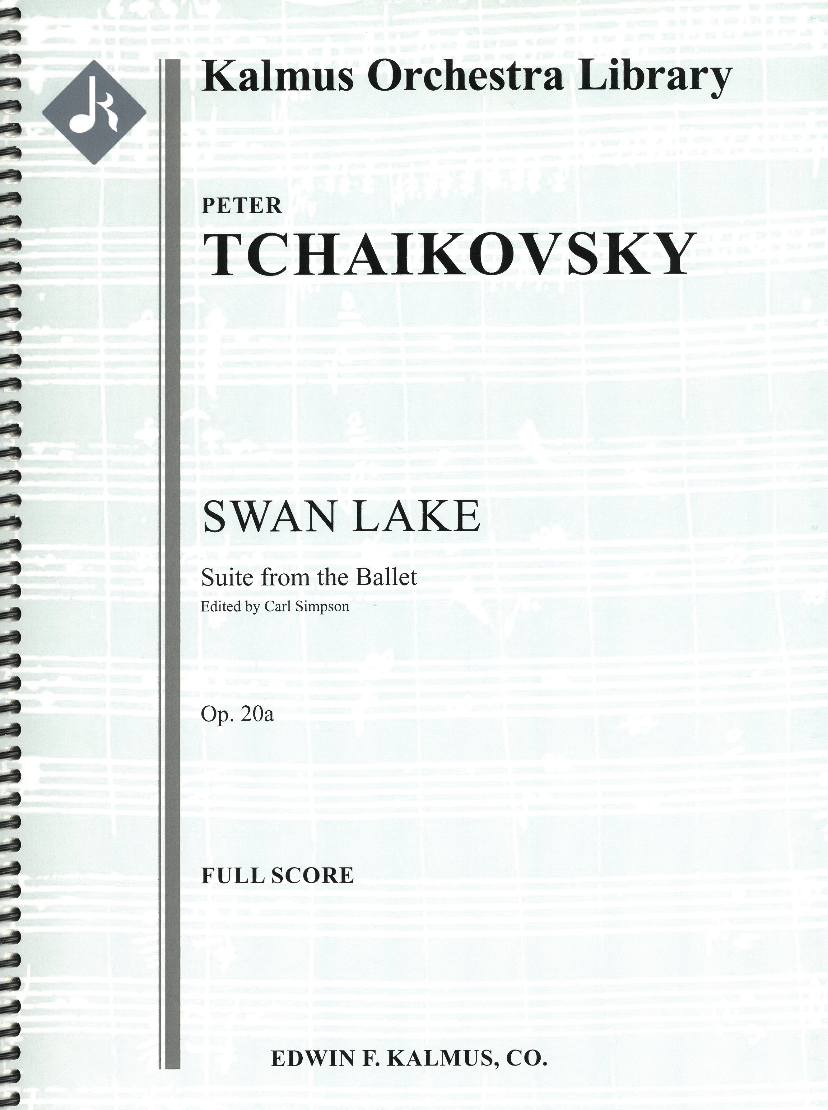 組曲 「白鳥の湖」 作品20a／Swan Lake Suite Op. 20a (Orch. Score