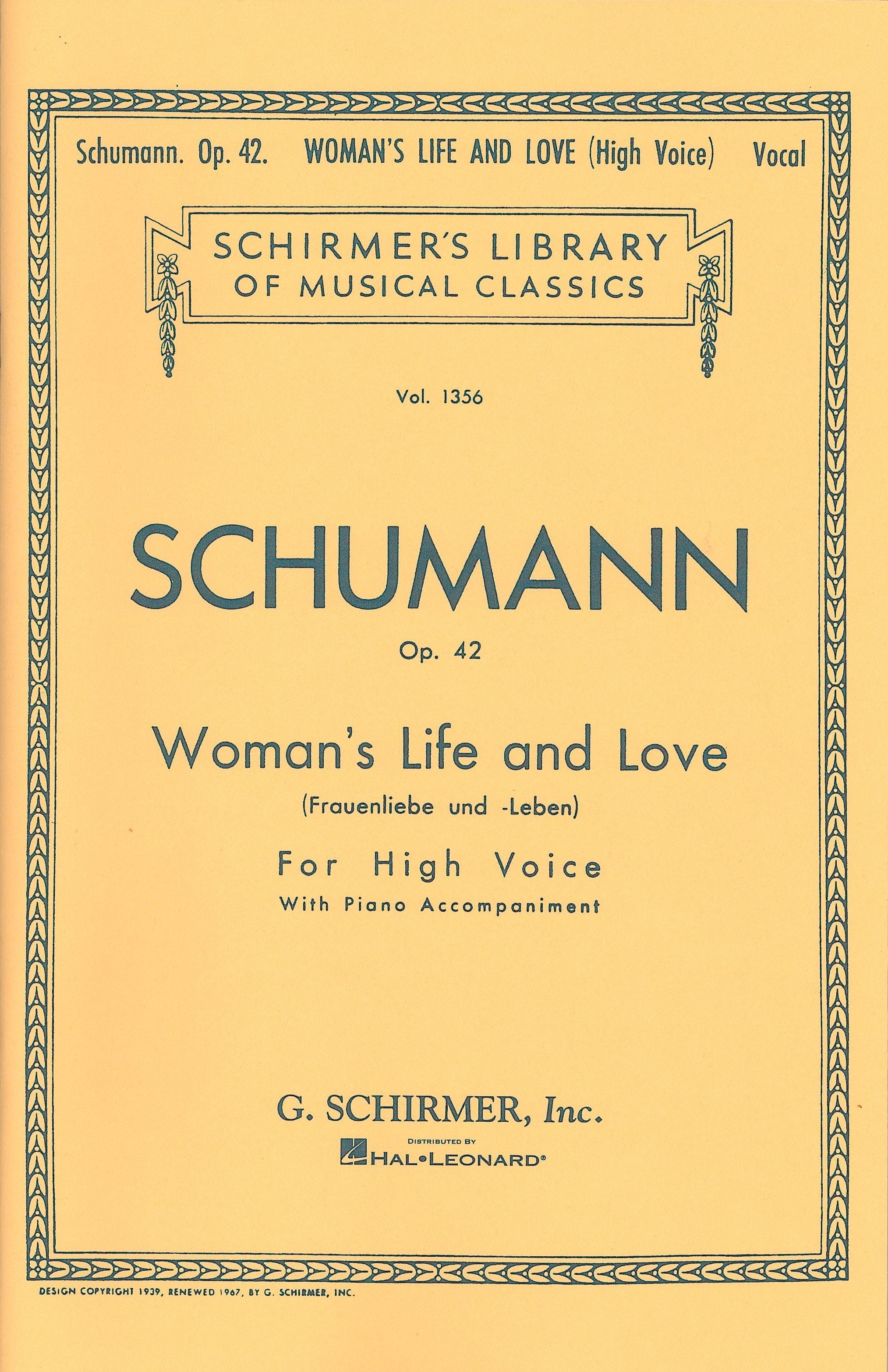 女の愛と生涯（高声用）／Woman's Life and Love (Frauenliebe und