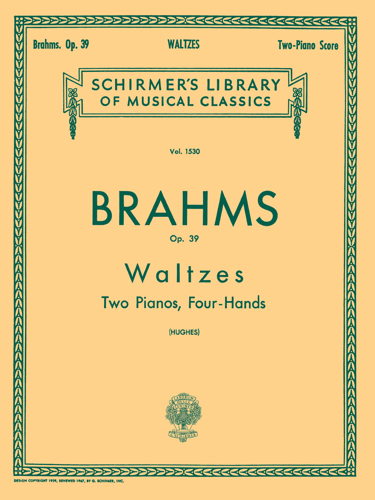 4手のためのワルツ(2台4手)/Waltzes, Op. 39 (set) (2P4H 4手のためのワルツ(2台4手)/Waltzes, Op. 39 (set) (2P4H