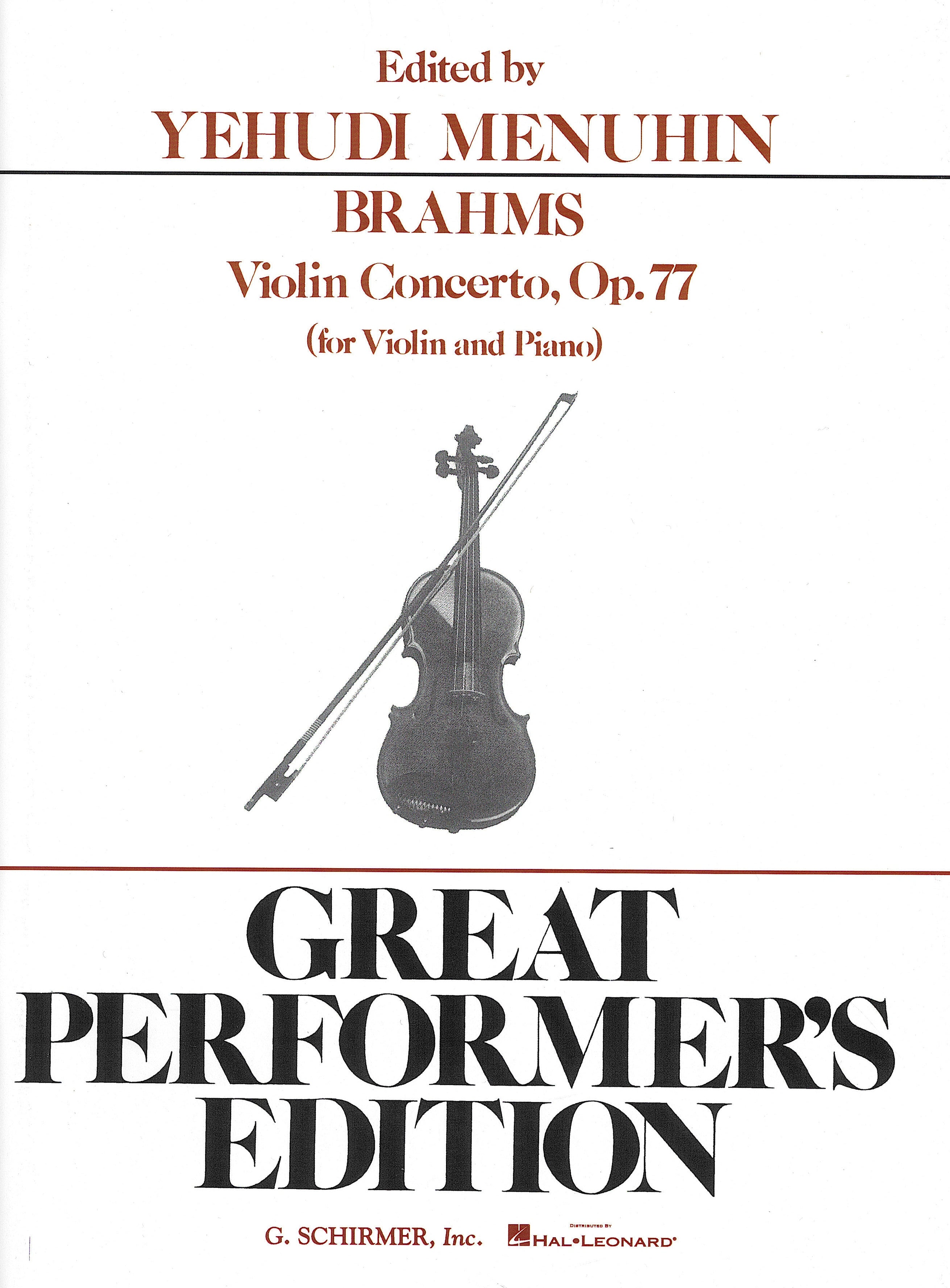 アート・デザイン・音楽 Brahms Concerto for Violin , Op.77 ヴァイオリン協奏曲 作品77（ヴァイオリンソロ）／Violin Concerto Op