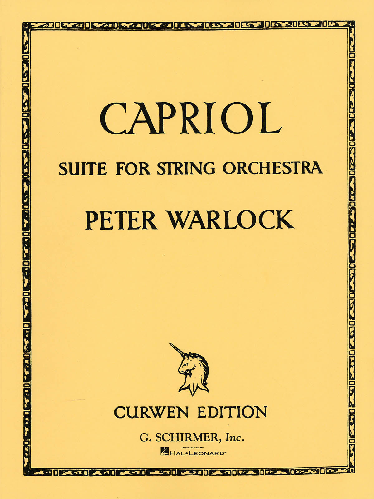 カプリオール組曲／Capriol Suite (String Orch.) - Peter Warlock