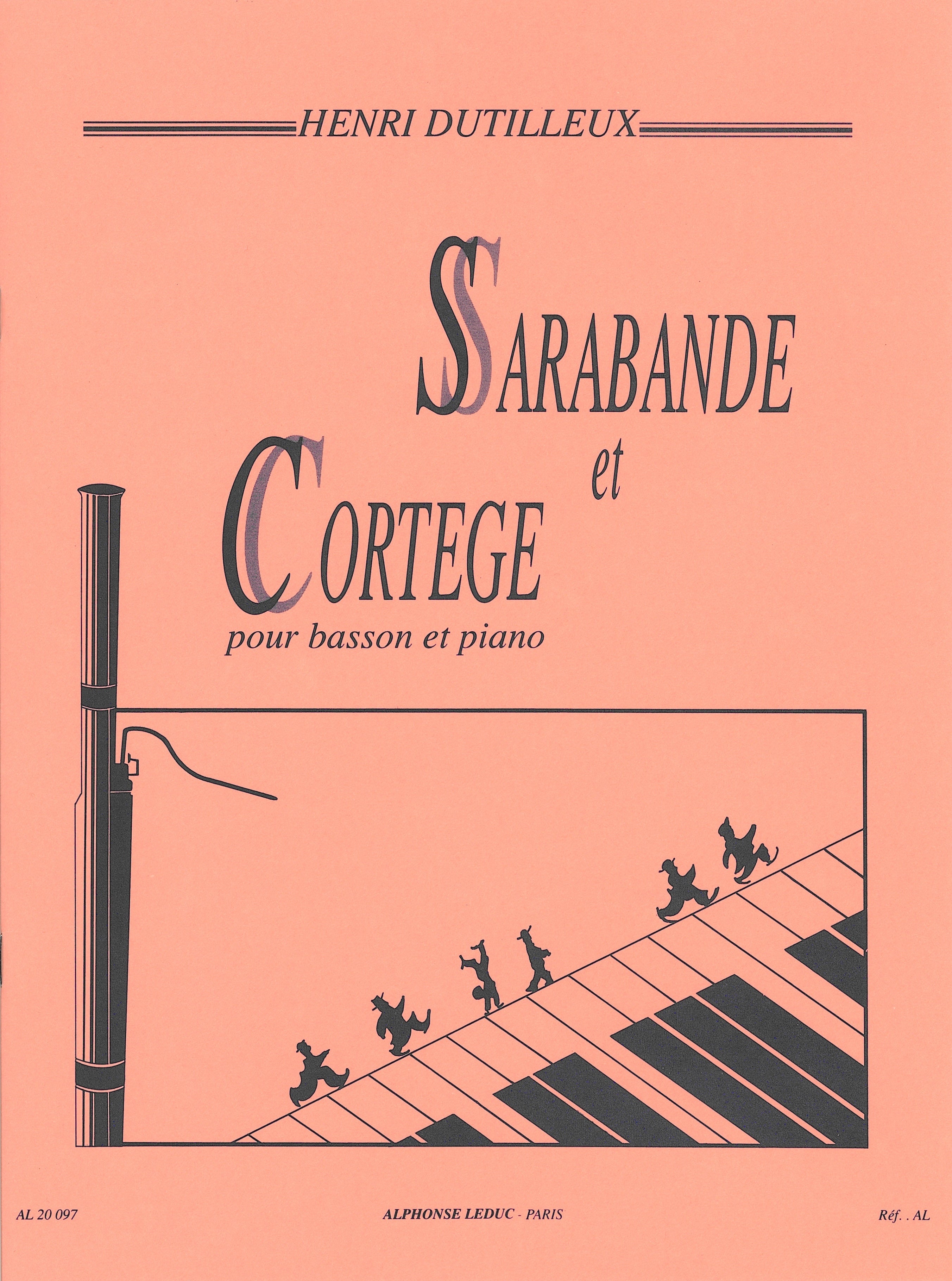 サラバンドとコルテージ（行列）（ファゴットソロ）／Sarabande et