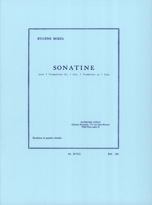 ソ　ナ　チ　ネ（5点） ソナチネ（金管5重奏）／Sonatine (Brass Quintet) – ウィンズスコア