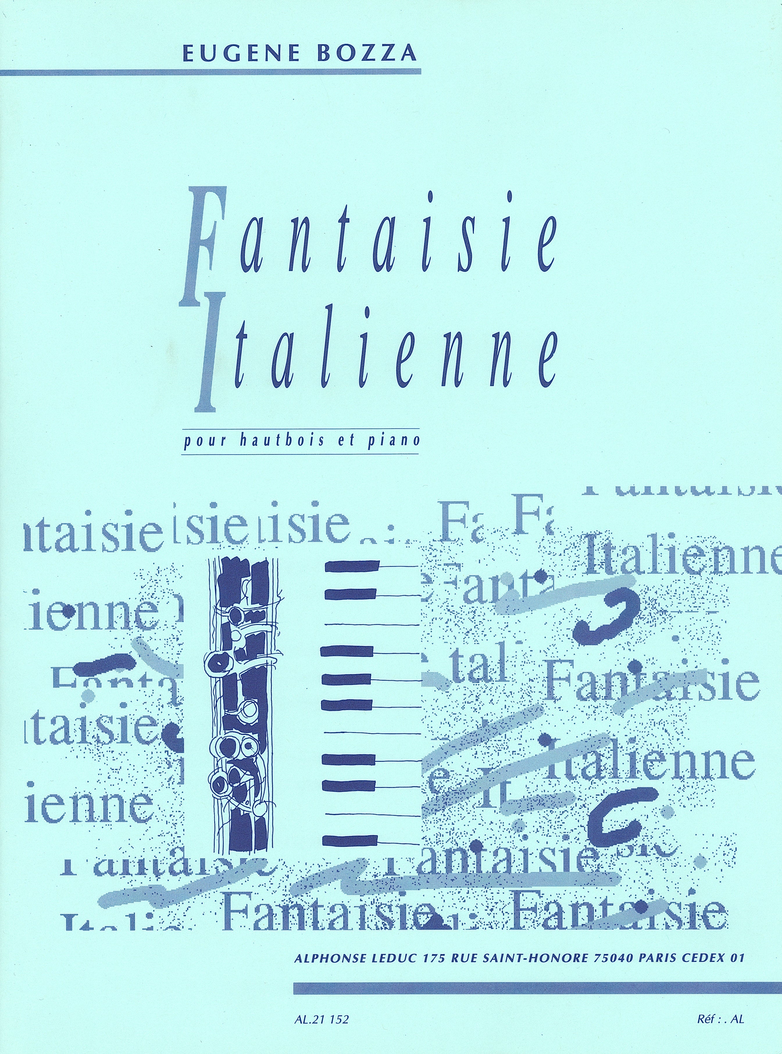 イタリア幻想曲（オーボエソロ）／Fantaisie Italienne (Oboe & Piano)