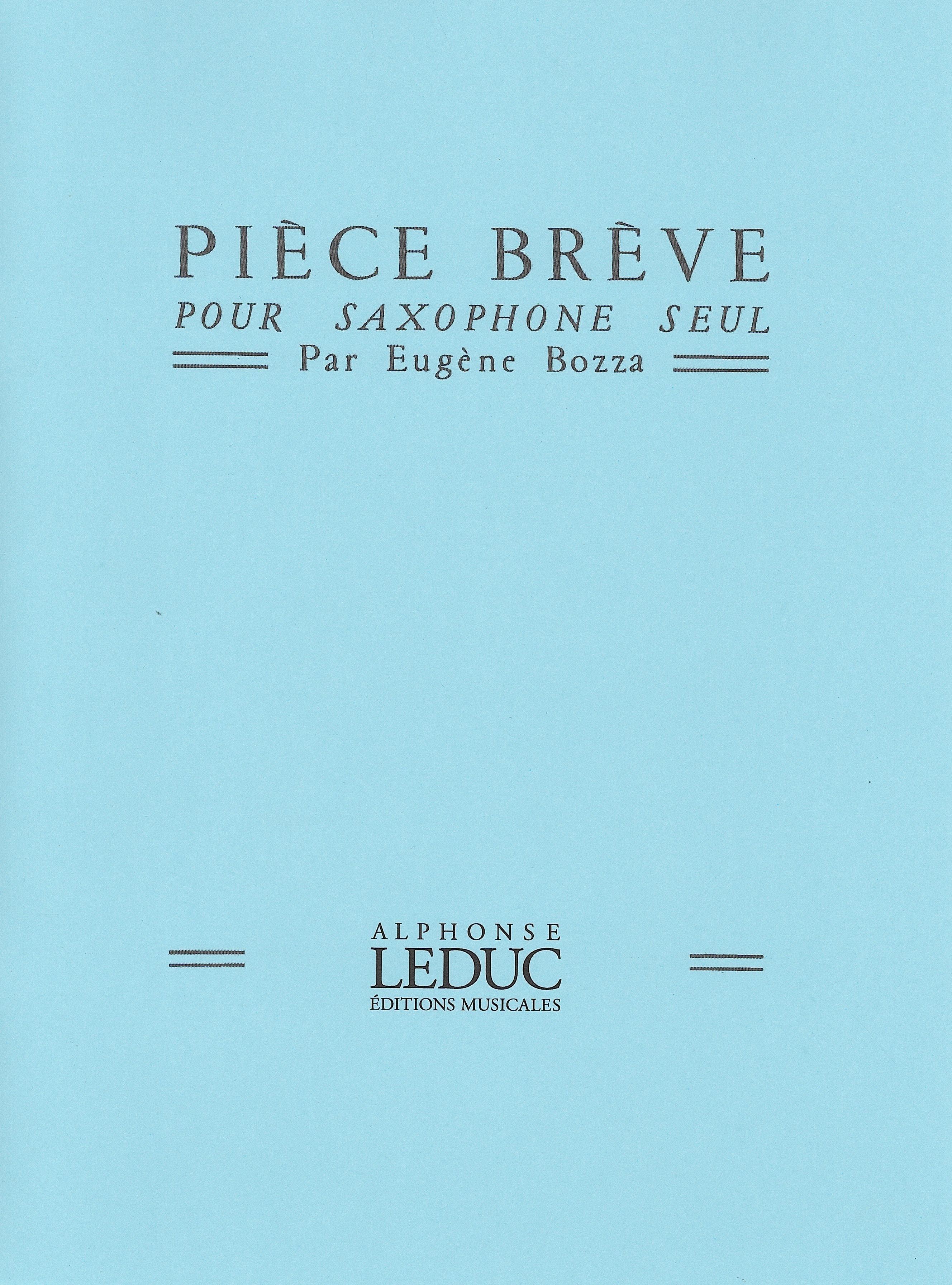 小品（サックスソロ）／Piece Breve – ウィンズスコア