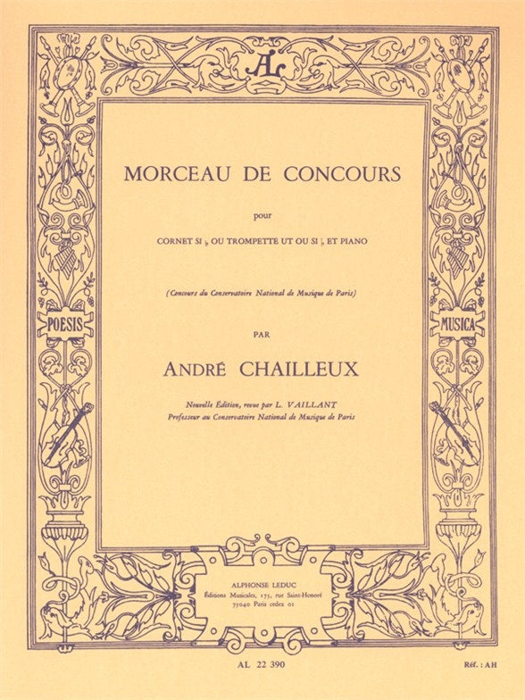 演奏会用小品 (Trumpet & Piano)／Morceau de Concours – ウィンズスコア