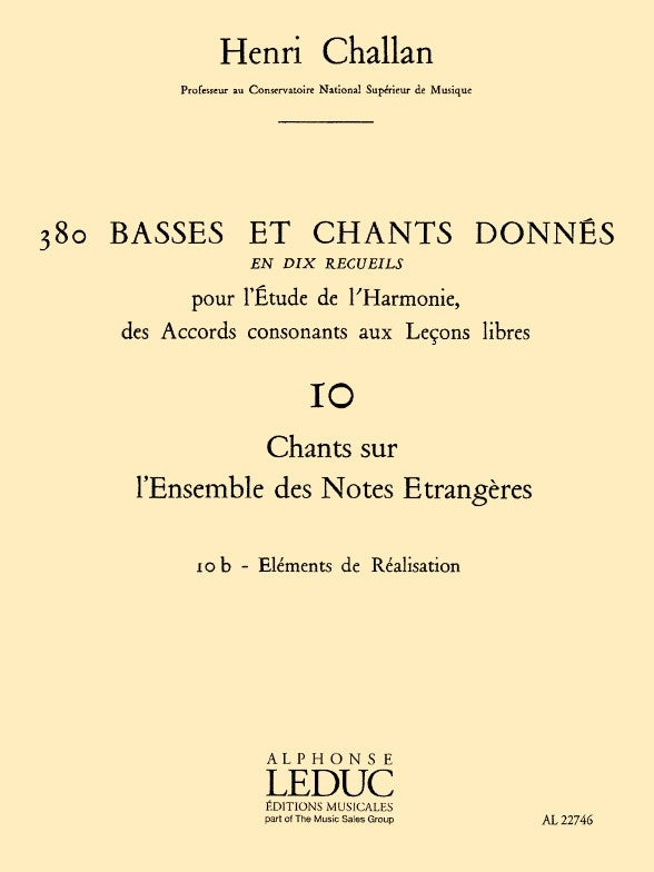 380 Basses et Chants Donnes Volume 10B – ウィンズスコア