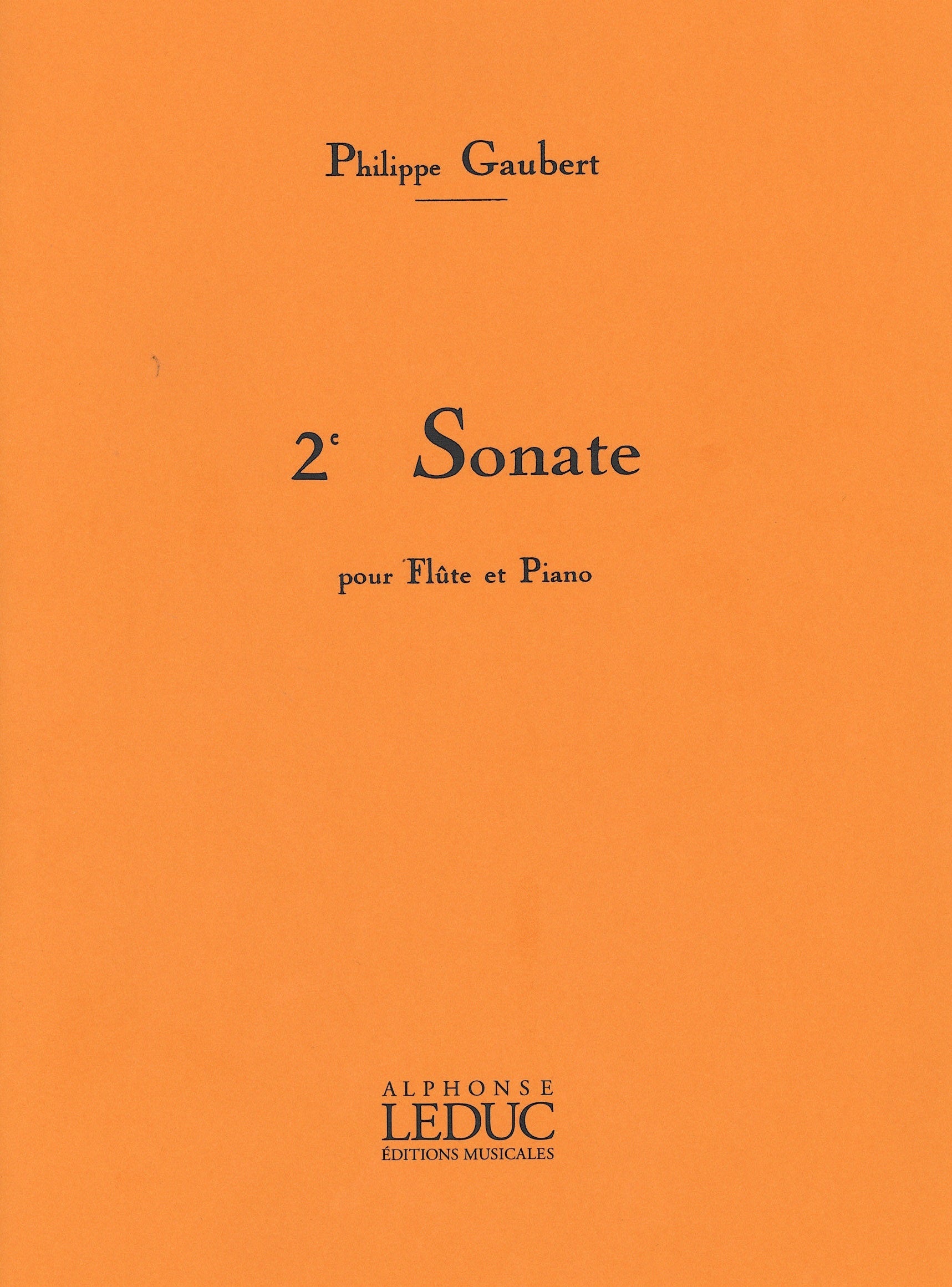 フルート・ソナタ 第2番（フルートソロ）／Seconde Sonate – ウィンズ