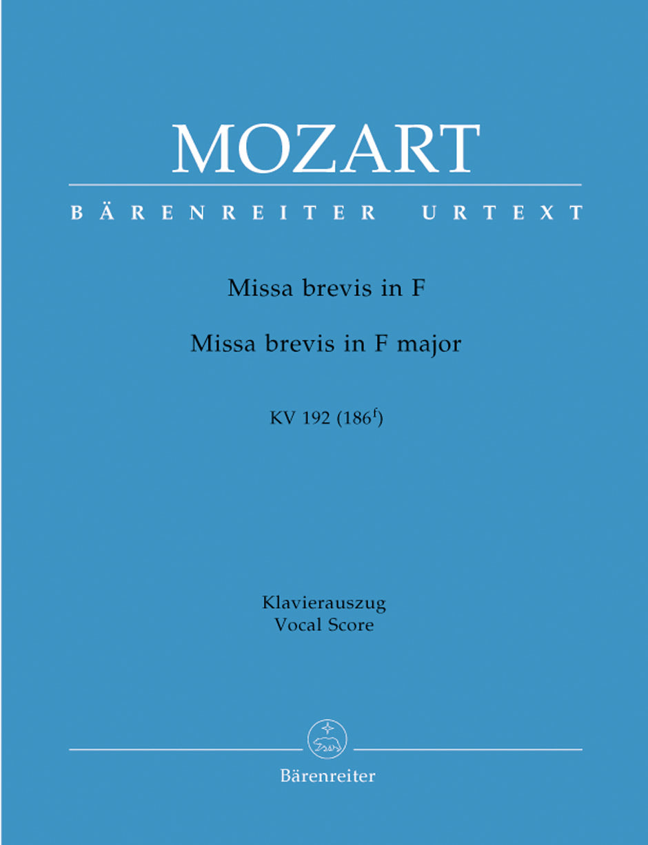 Missa Brevis in F Major KV 192(186f) (Vocal Score) – ウィンズスコア