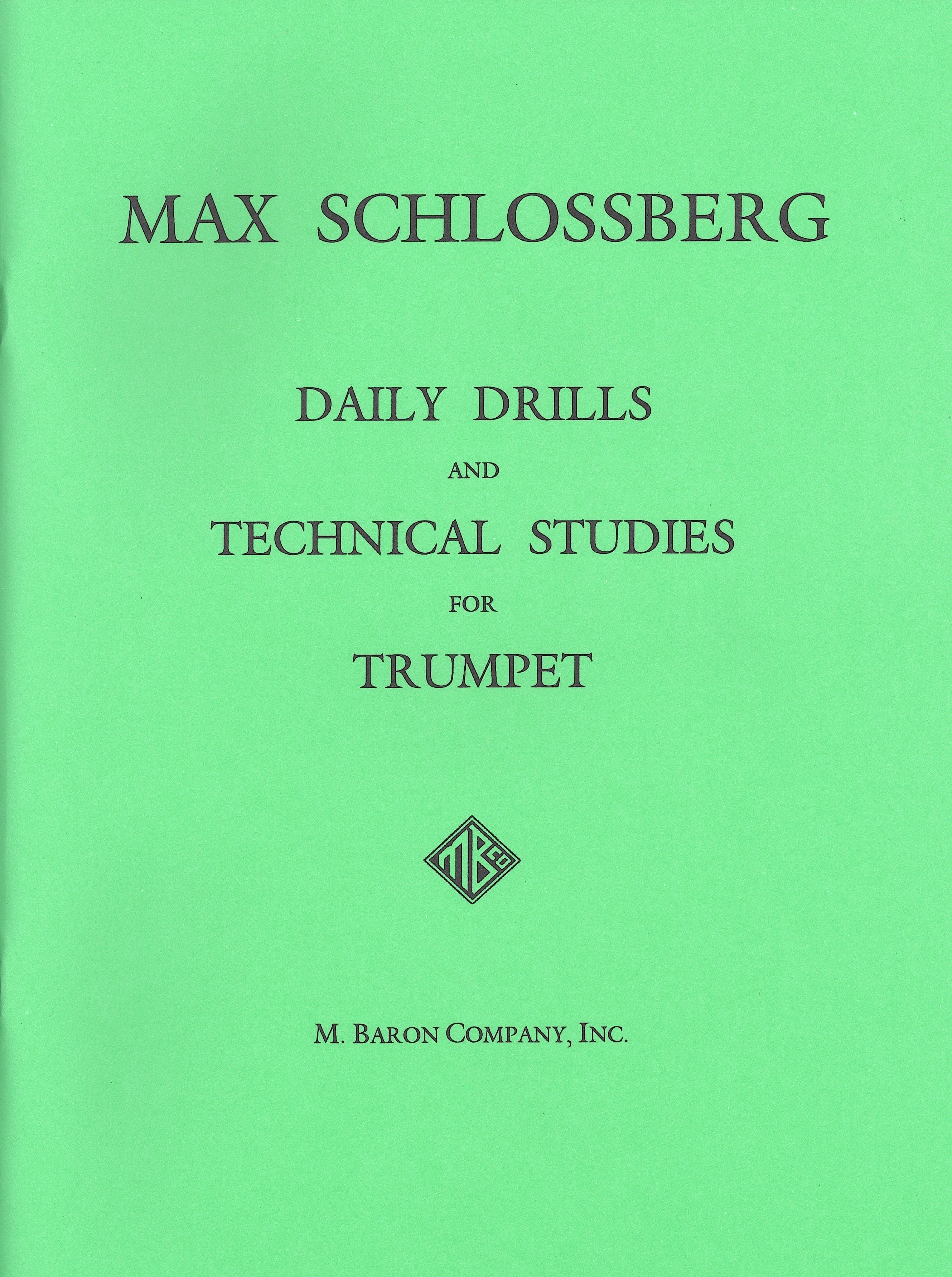 【楽譜】MAX SCHLOSSBERG トランペット練習書 楽譜】MAX SCHLOSSBERG トランペット練習書 - メルカリ