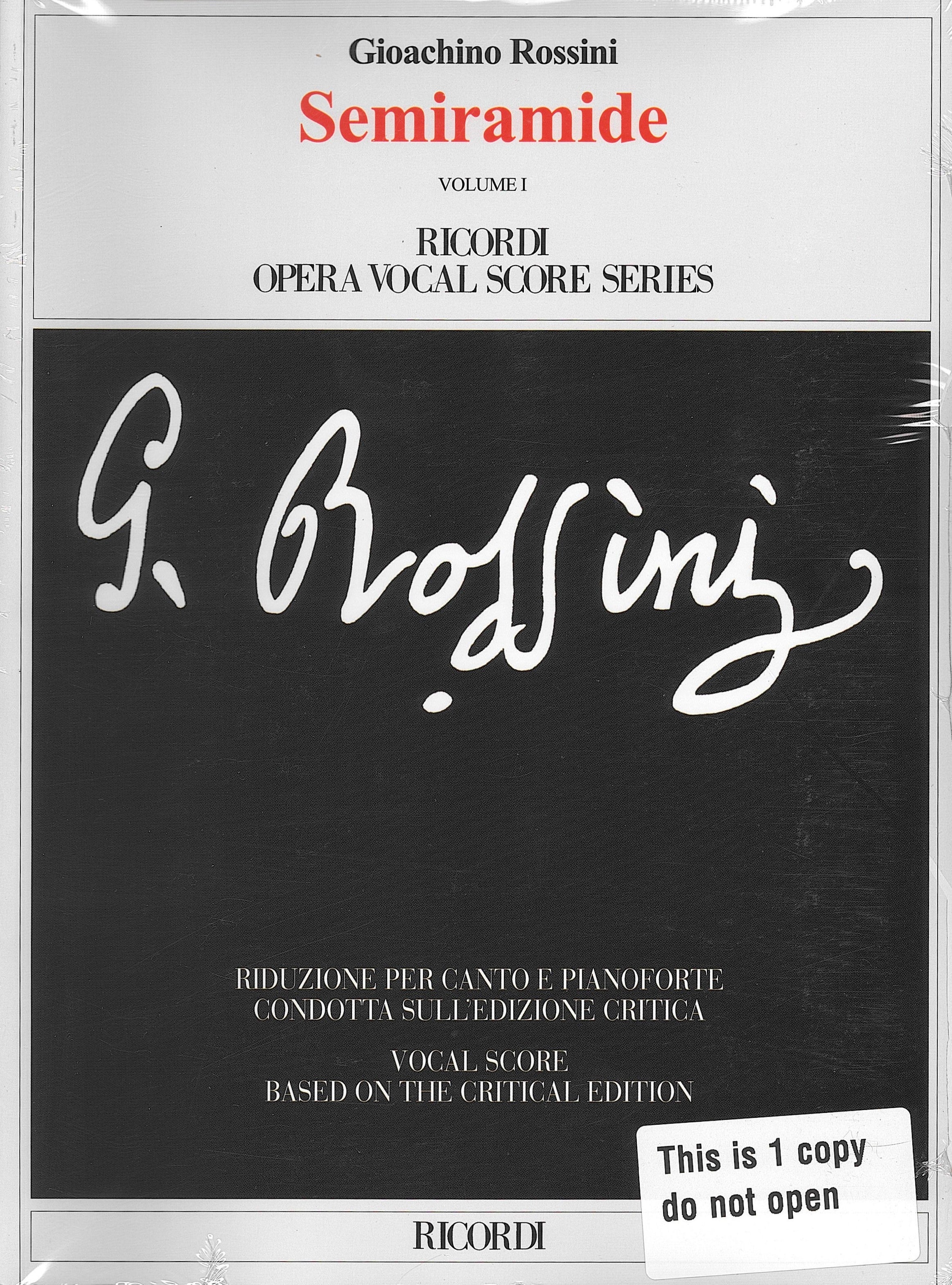 Gioachino Rossini Il ランスへの旅　Vocalスコア Gioachino Rossini Il ランスへの旅 Vocalスコア - メルカリ