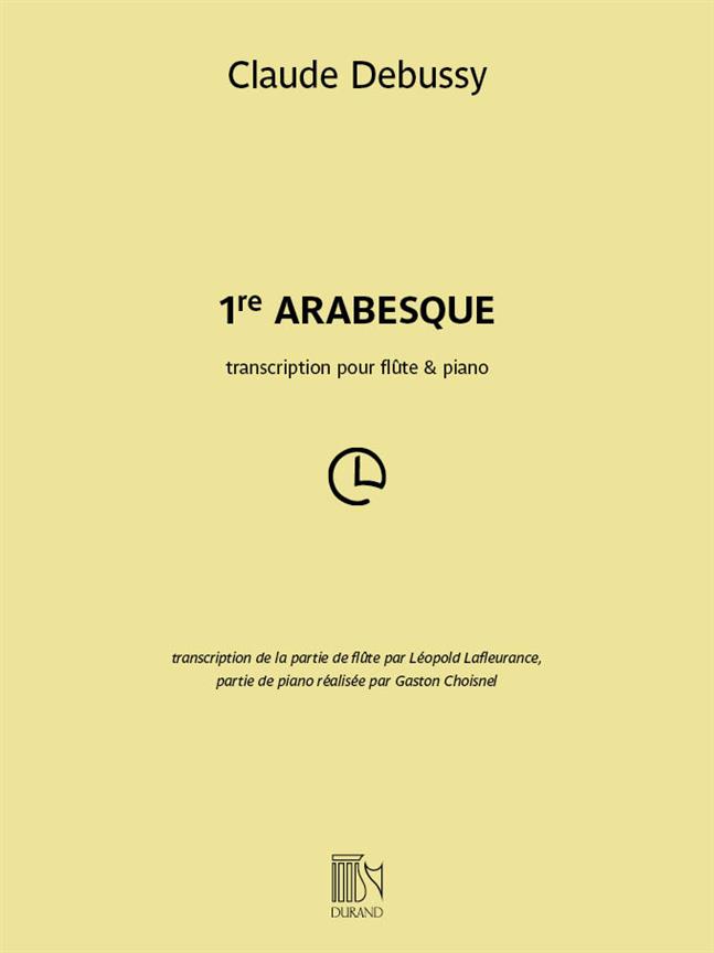 アラベスク 第1番（フルートソロ）／1re Arabesque (Flute & Piano