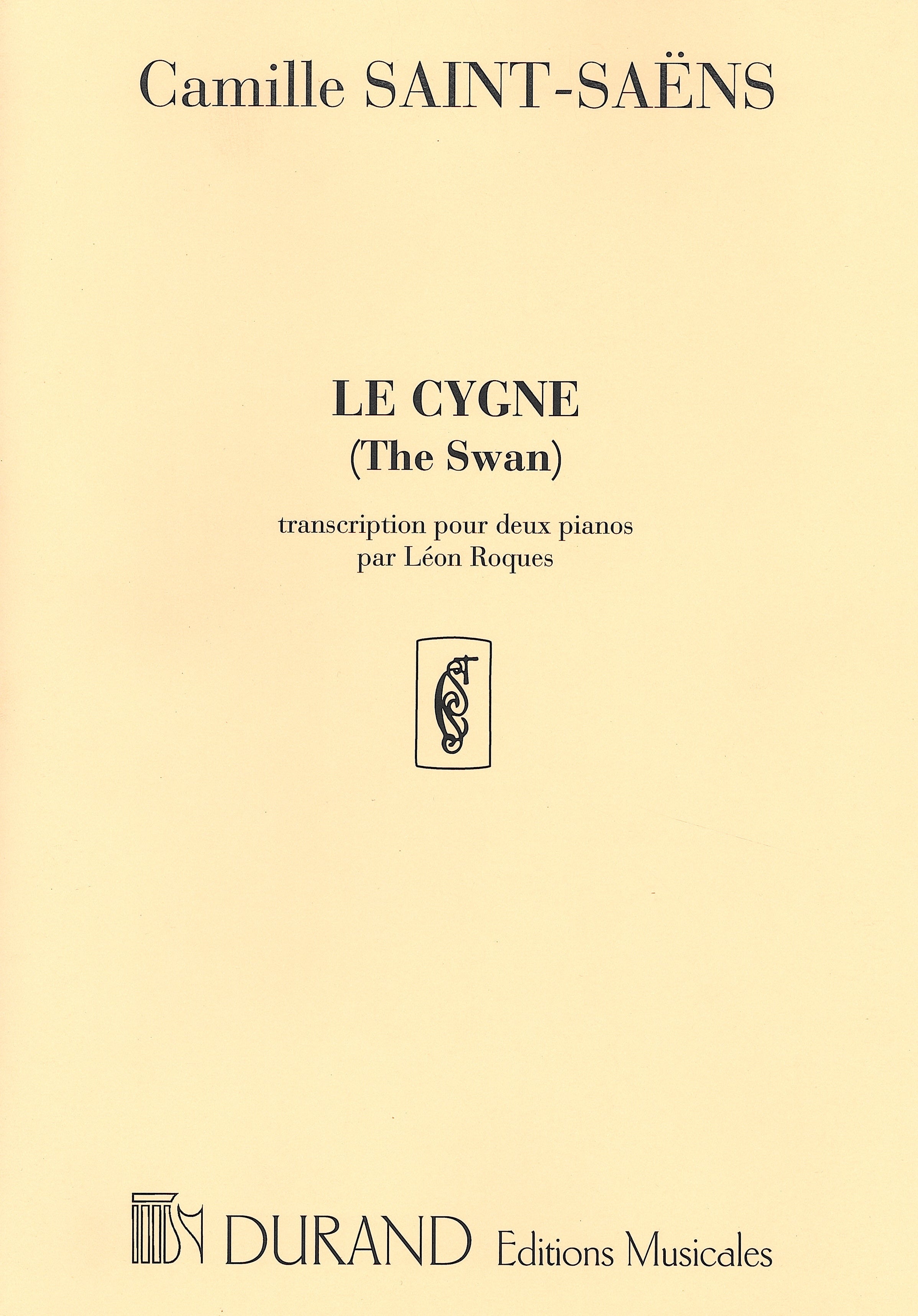 白鳥（2台4手）／Le Cygne (The Swan) – ウィンズスコア