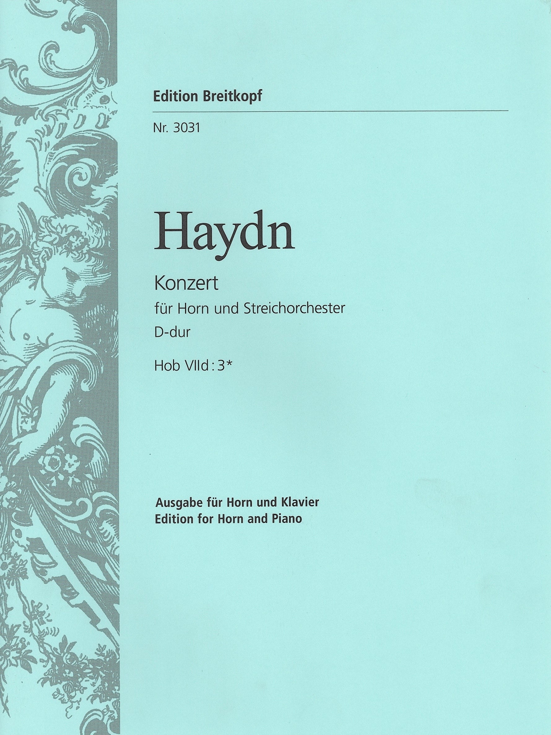 ホルン協奏曲 第1番 ニ長調（ホルンソロ）／Horn Concerto in D Major