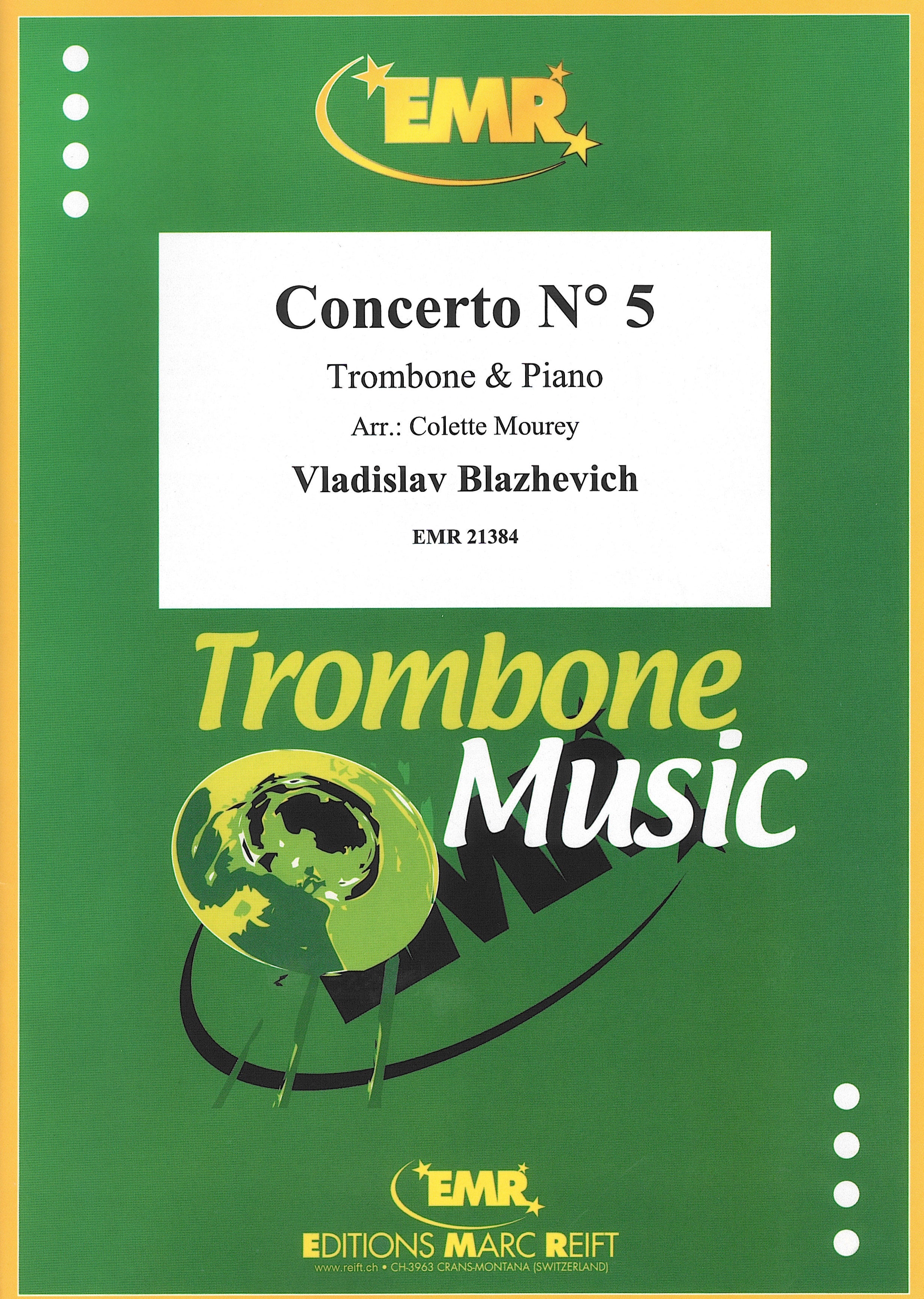 トロンボーン協奏曲第5番（トロンボーンソロ）／Concerto No. 5