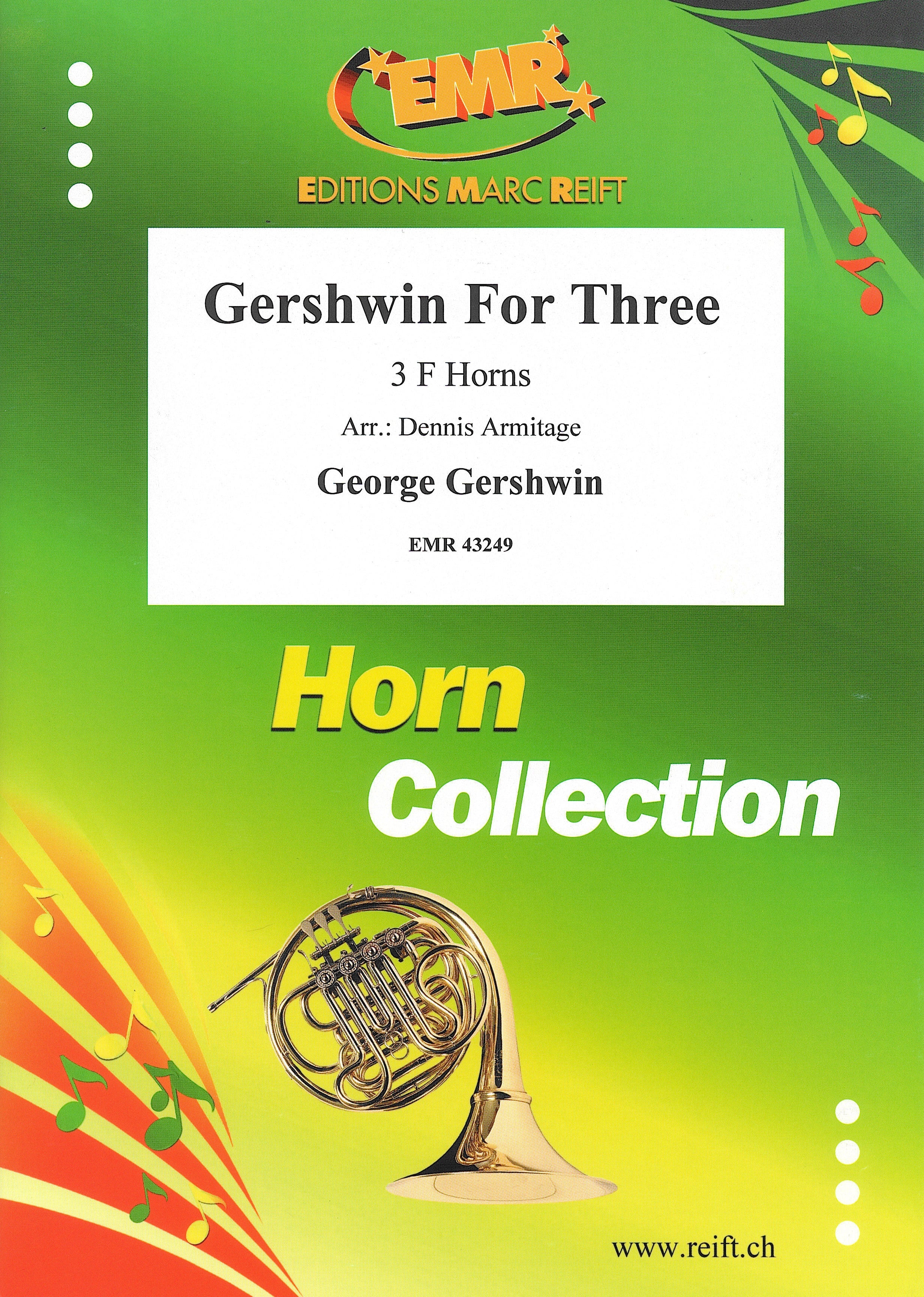ガーシュウィン曲集（ホルン3重奏）／Gershwin for Three (Horn Trio