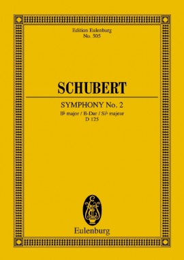 交響曲 第2番 変ロ長調 D. 125（スタディスコア）／Symphony No. 2 in