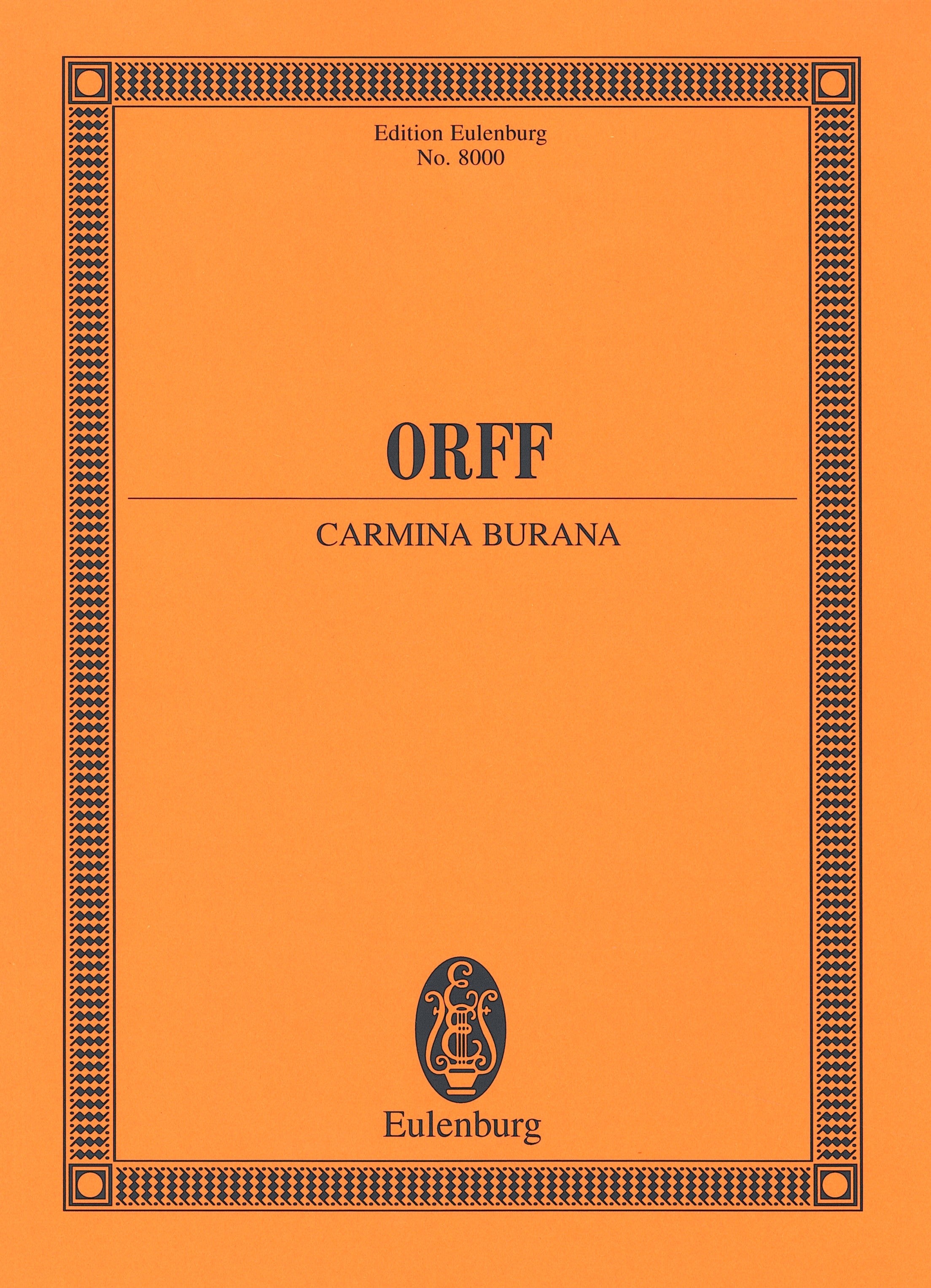 カルミナ・ブラーナ（スタディスコア）／Carmina Burana (Orch. Study Score) – ウィンズスコア