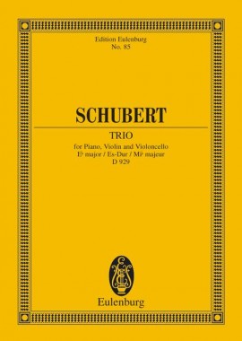 ピアノ3重奏曲 第2番 変ホ長調 Op.100 D 929（スタディスコア）／Piano