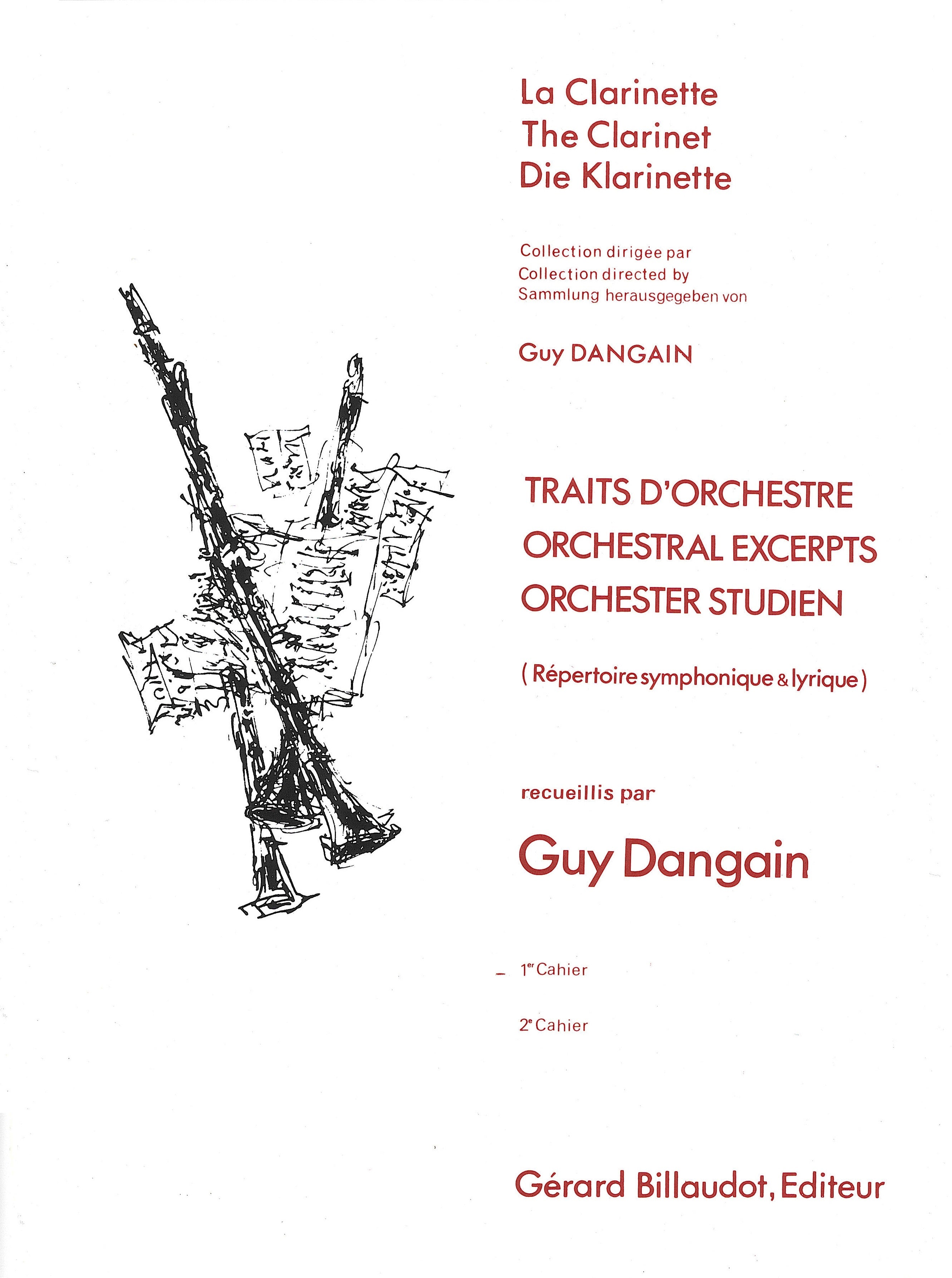 クラリネットオーケストラスタディからの難しいパッセージVol.2、Vol.3