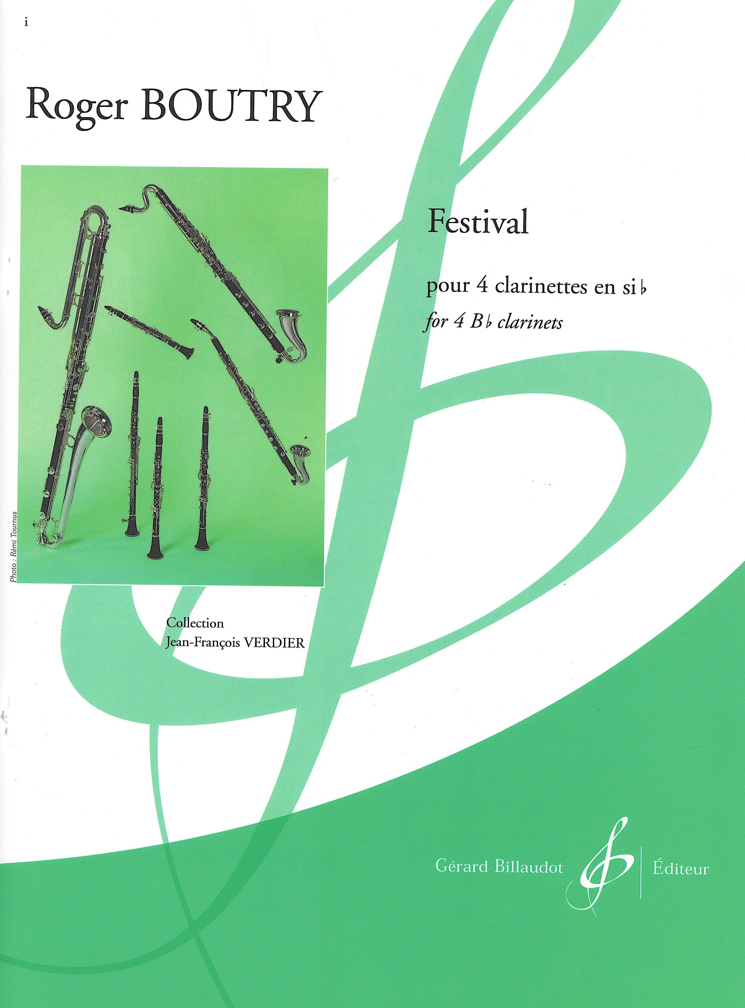 フェスティヴァル（クラリネット4重奏）／Festival (Clarinet Quartet