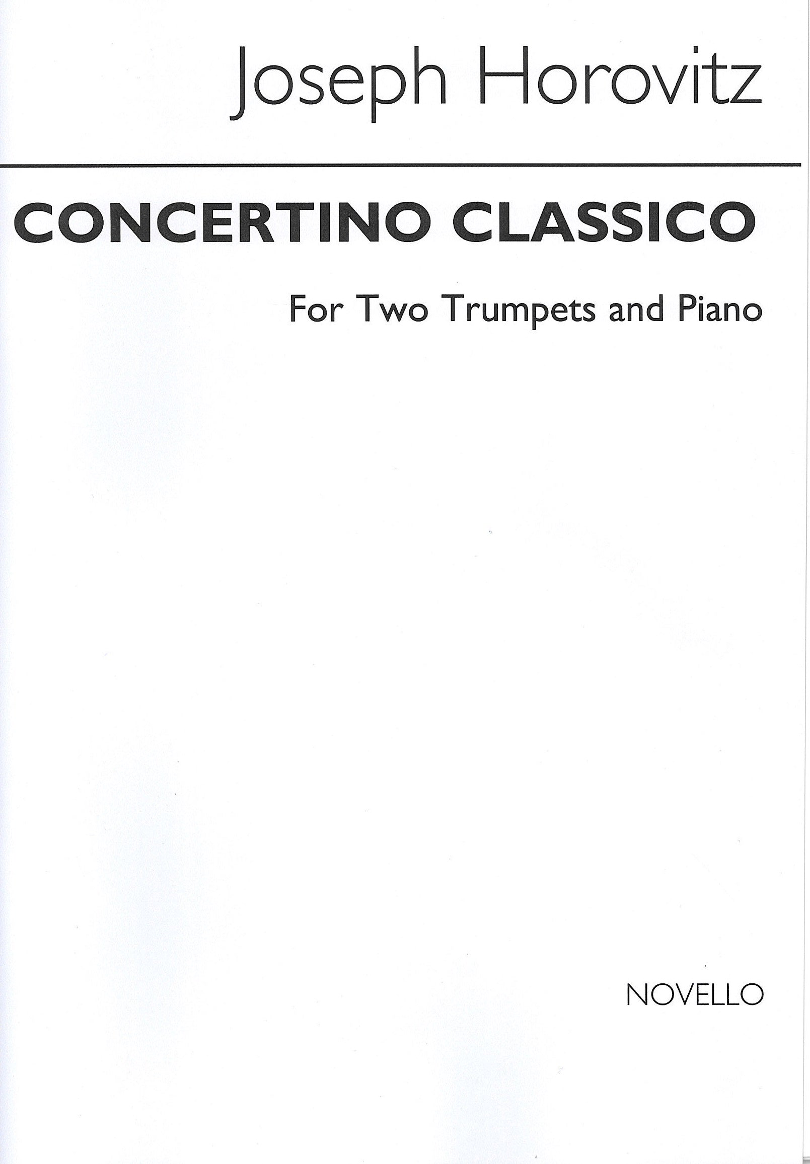 コンチェルティーノ・クラシコ(トランペットデュエット)/Concertino コンチェルティーノ・クラシコ(トランペットデュエット)/Concertino