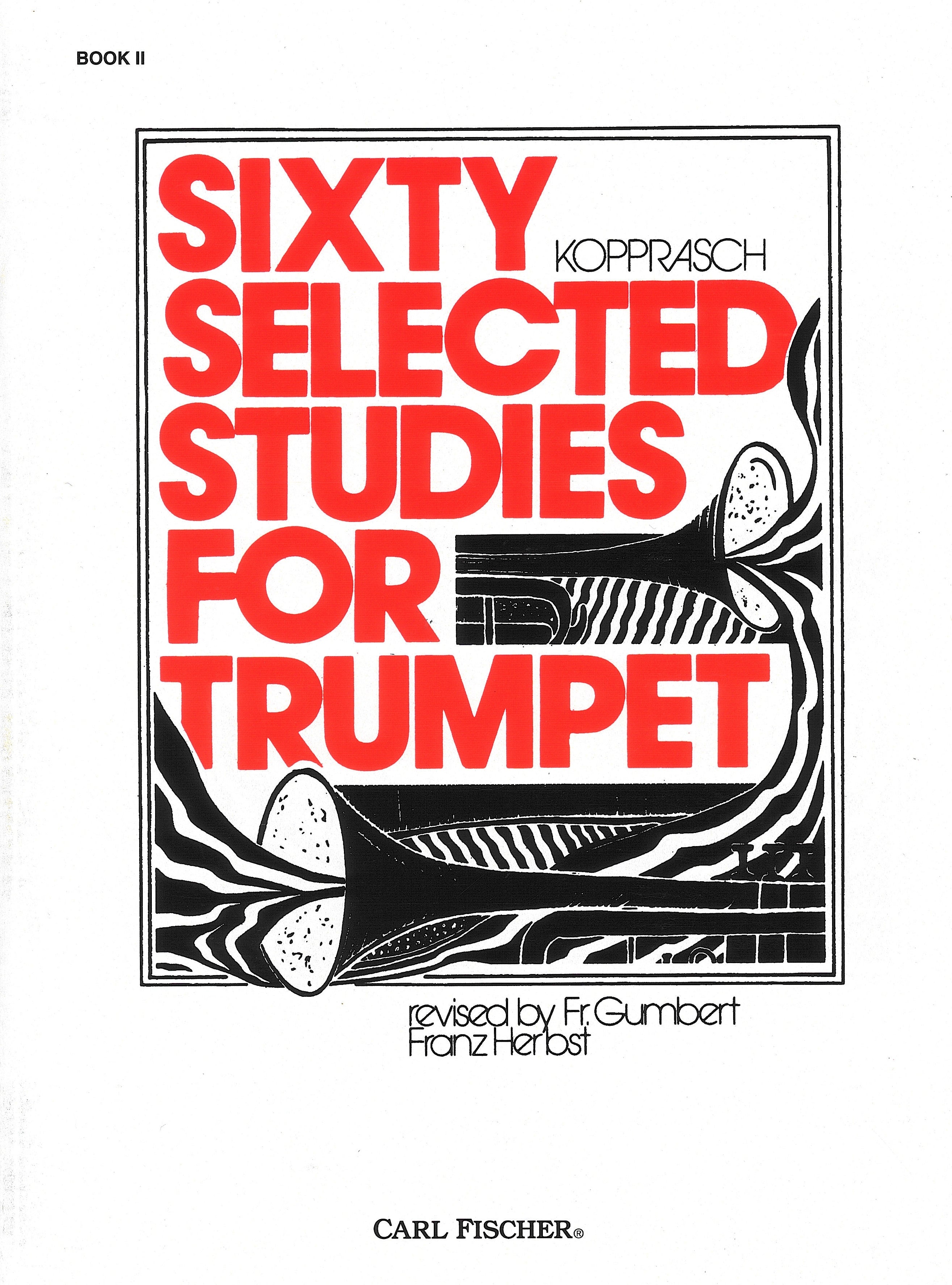 60の練習曲集 第2巻（トランペット）／60 Selected Studies Book