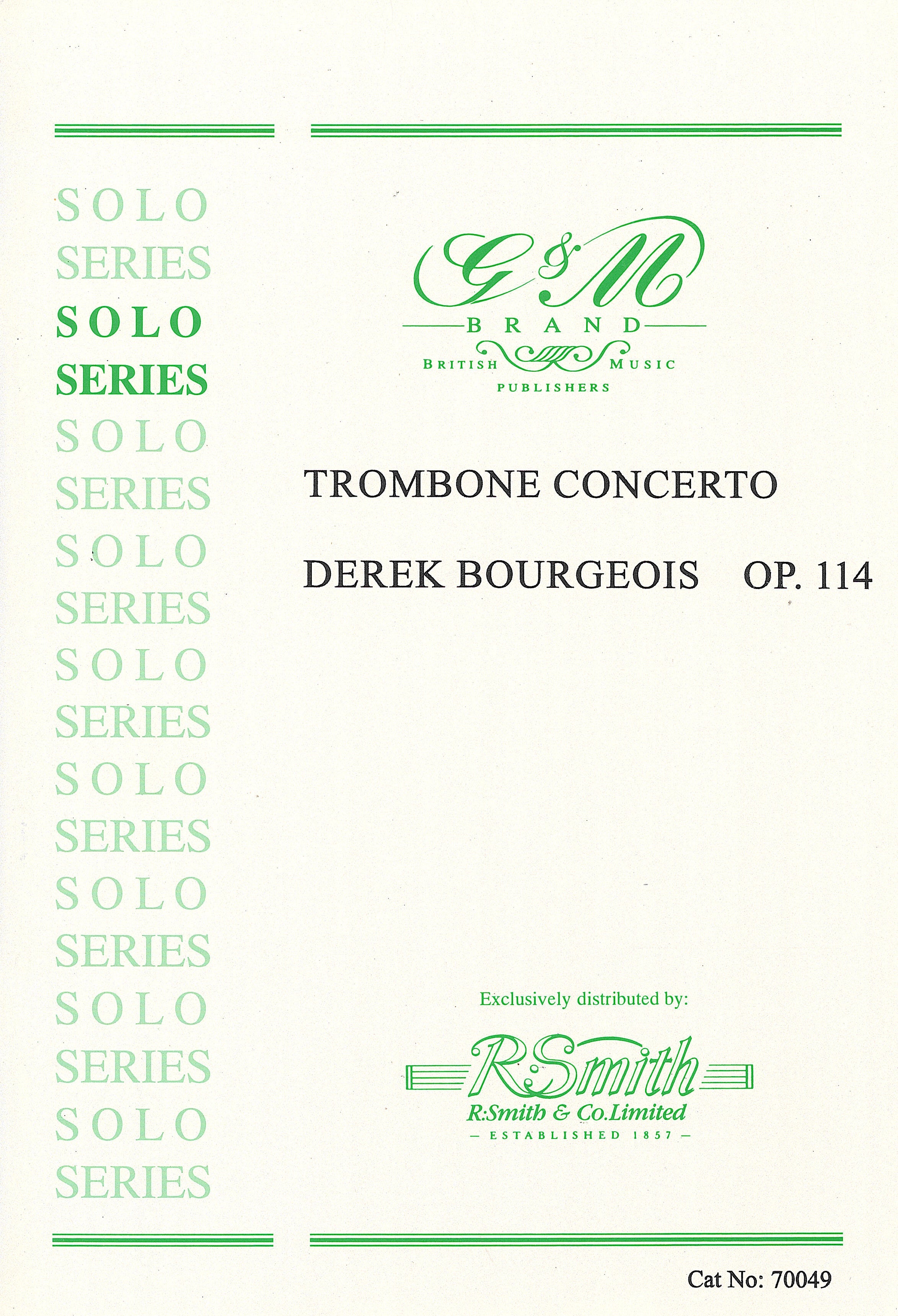 トロンボーン協奏曲 楽譜 Higgins スコア トロンボーン協奏曲（トロンボーンソロ）／Trombone Concerto Op 114