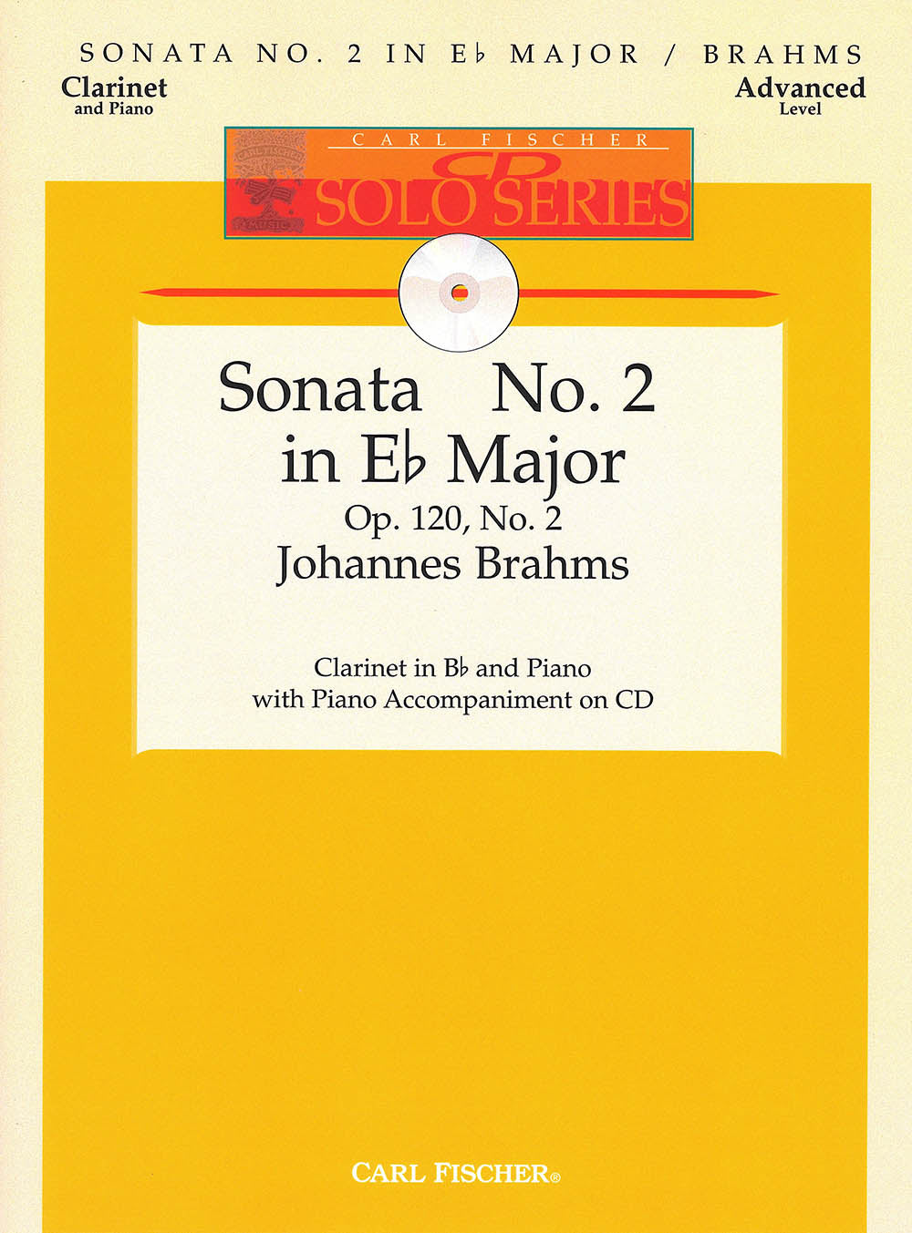 ブラームス：クラリネット・ソナタ 第2番 変ホ長調 Op.120-2