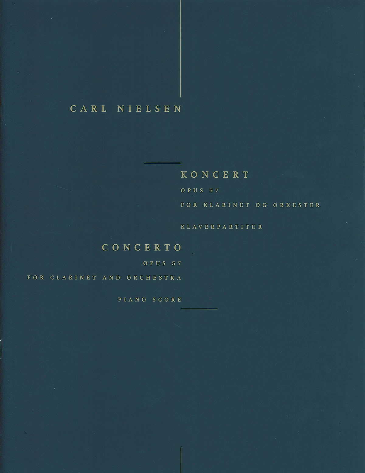 クラリネット協奏曲 Op.57（クラリネットソロ）／Clarinet Concerto Op