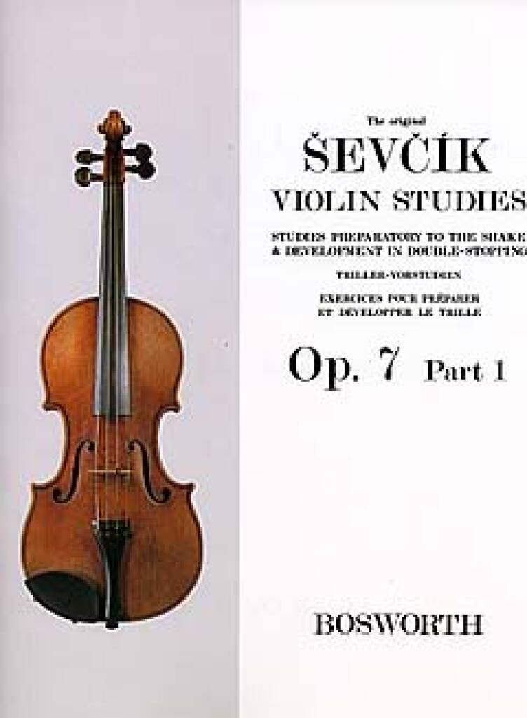 セヴシック:ヴァイオリン教本 トリルと重音奏法の練習 Op.7 パート1