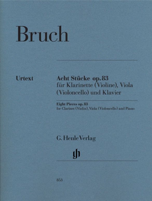 8つの小品 Op.83（ピアノ3重奏）／Eight Pieces Op. 83 (Clarinet