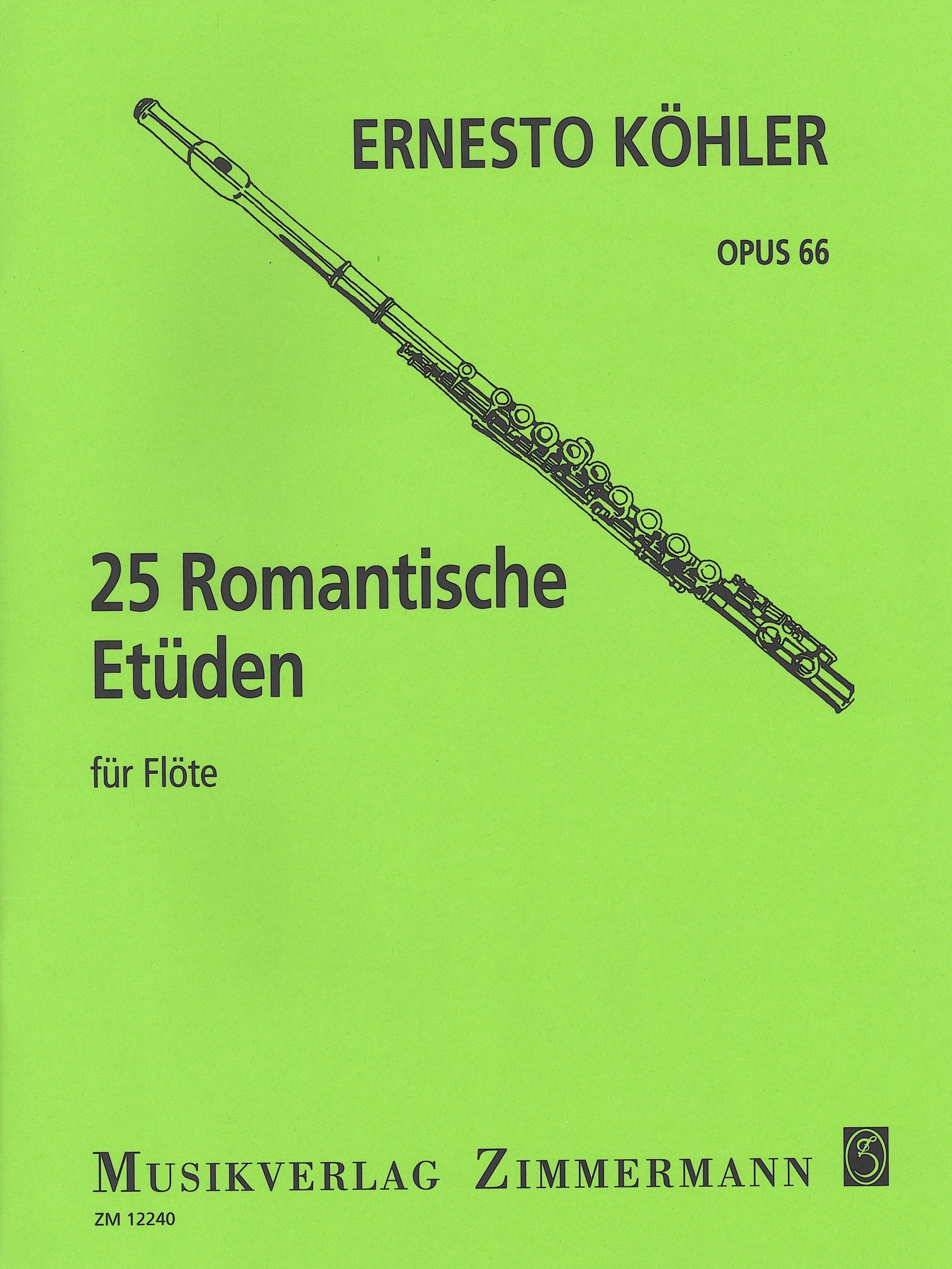 25のロマンティックな練習曲（フルート）／25 Romantische Etuden