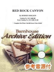 RED ROCK CANYON 楽譜 + CD 参考音源CD付] レッド・ロック・キャニオン／Red Rock Canyon - Robert