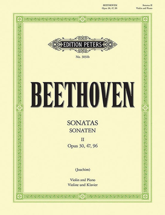 ベートーヴェン ヴァイオリンソナタ集 第2巻 楽譜 G. Henle ベートーヴェン：ヴァイオリン・ソナタ集 第2巻 (第6番～第10番