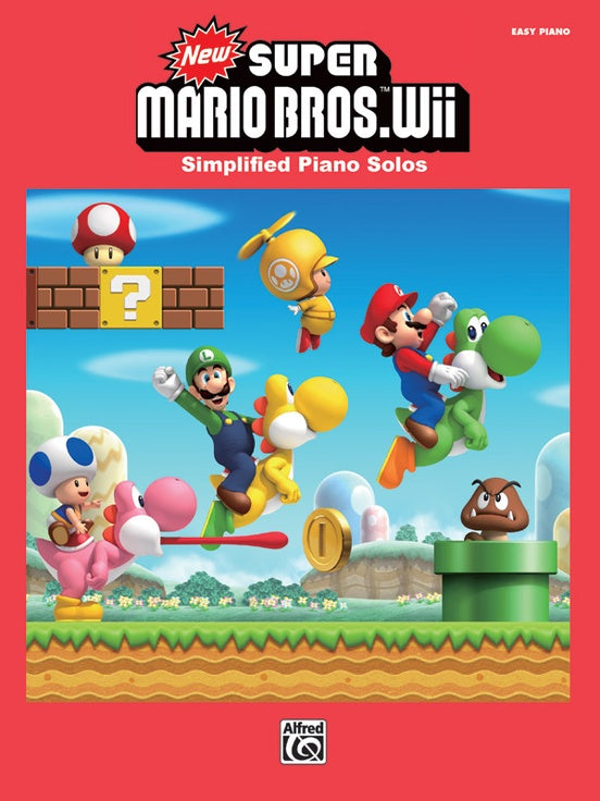 SUPER MARIO Piano 中上級　ピアノ　スーパーマリオ　保育士 New スーパーマリオブラザーズ Wii やさしいピアノ曲集（ピアノソロ