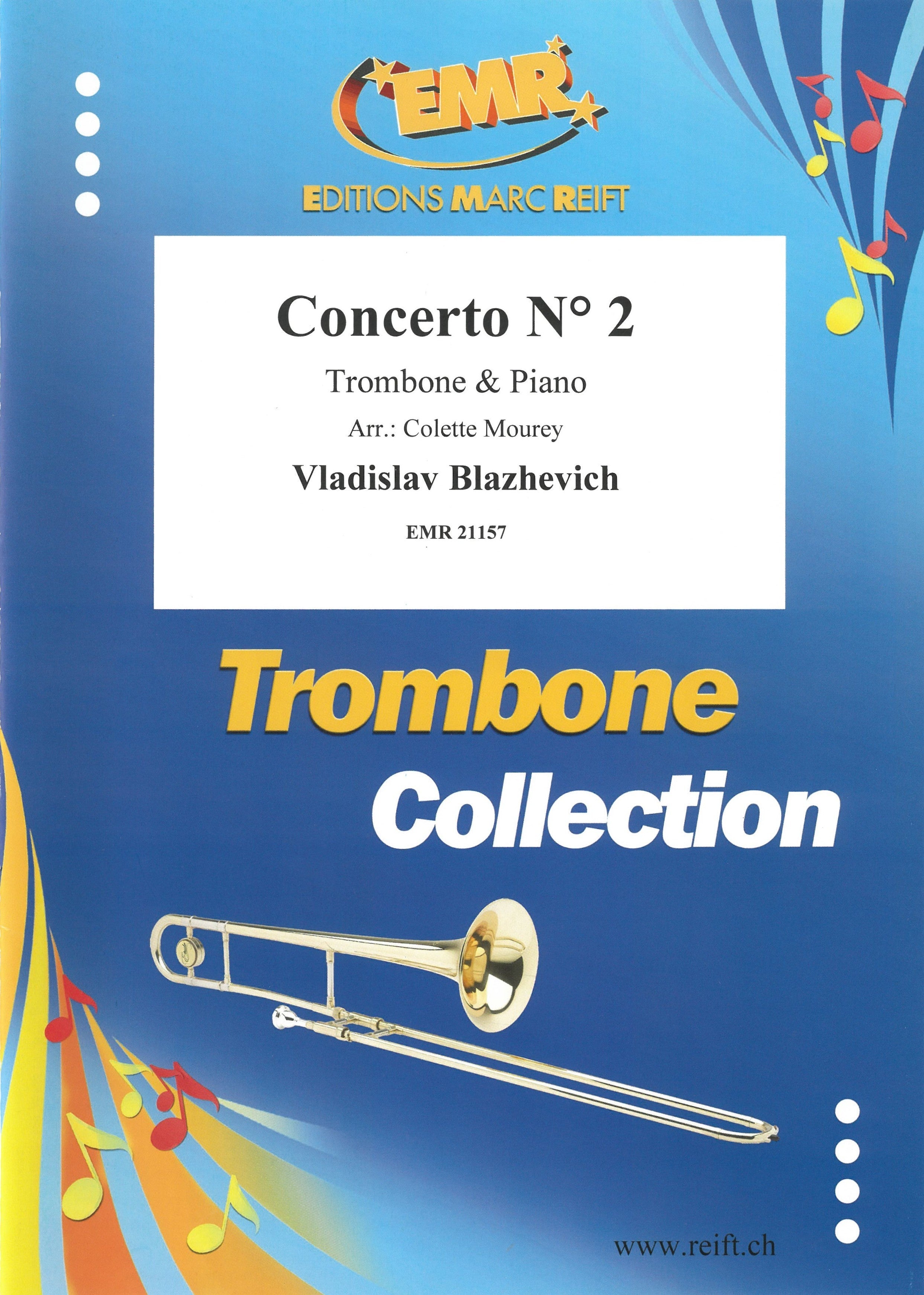 トロンボーン協奏曲 楽譜 Higgins スコア トロンボーン協奏曲第2番（トロンボーンソロ）／Concerto No. 2