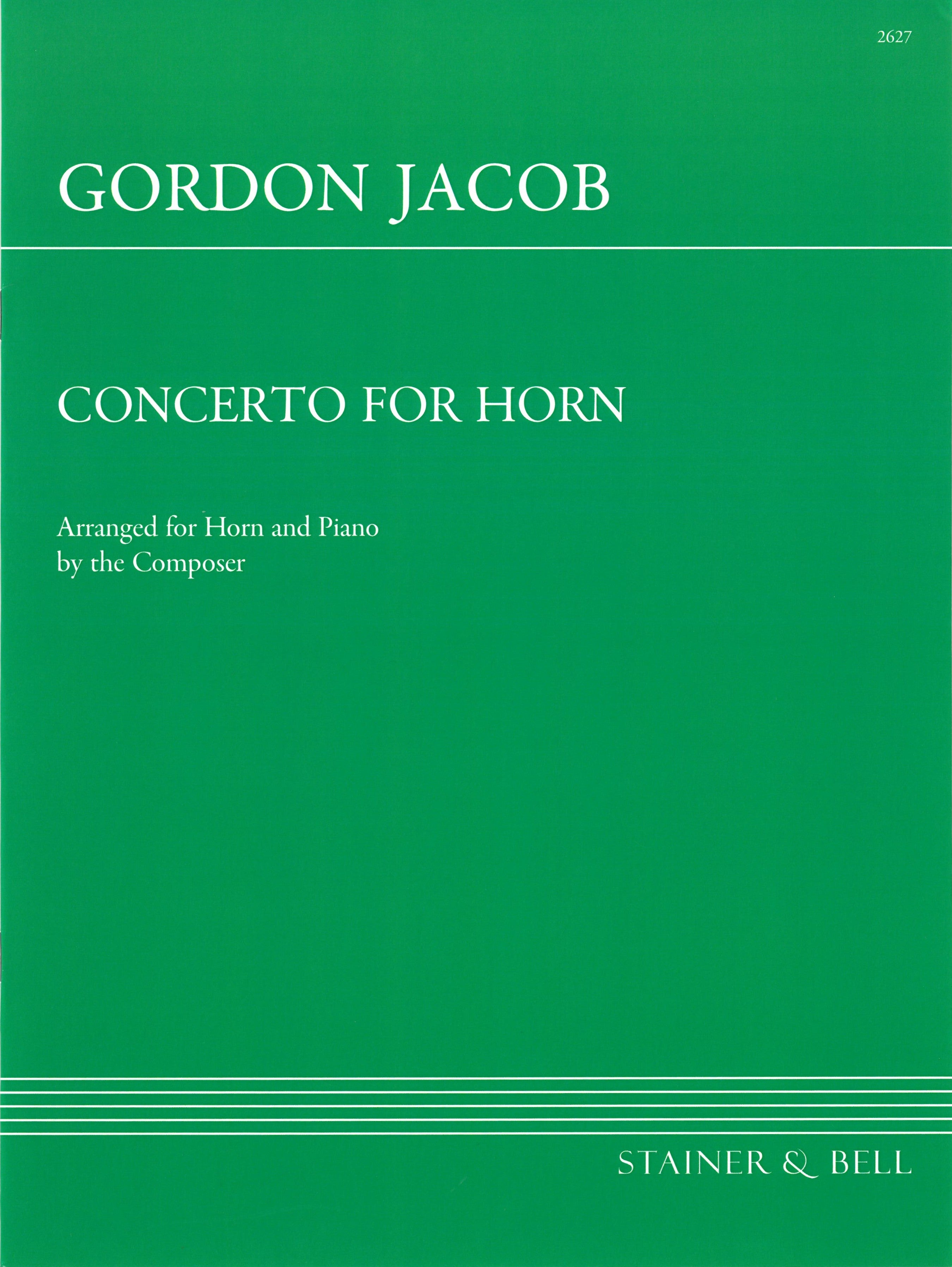 ホルン協奏曲（ホルンソロ）／Horn Concerto (Stainer & Bell